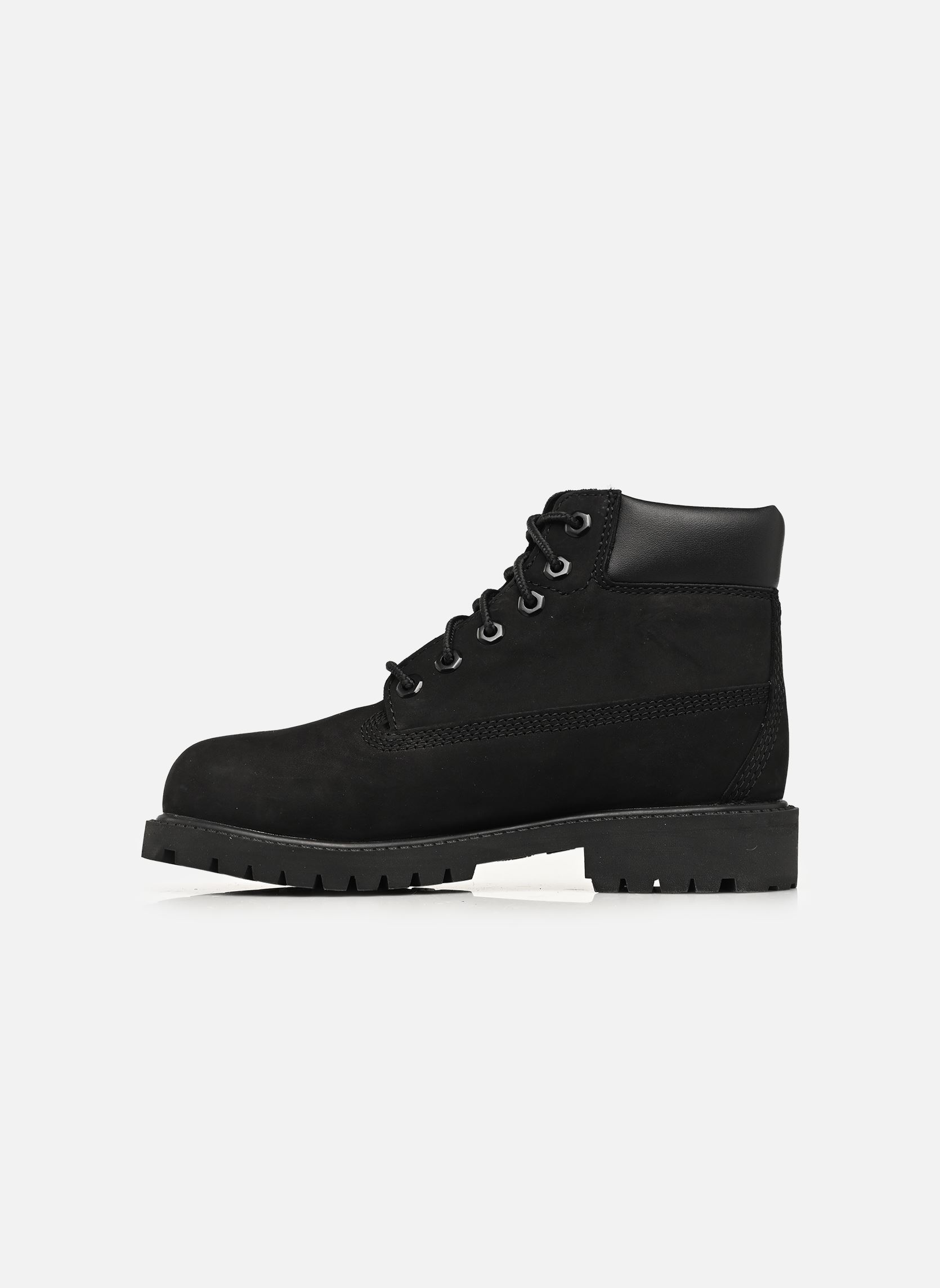 Bottines PREM 6 IN LACE WATERPROOF BOOT WHEAT garçon noir Timberland Bottines PREM 6 IN LACE WATERPROOF BOOT WHEAT garçon noir BLACK
