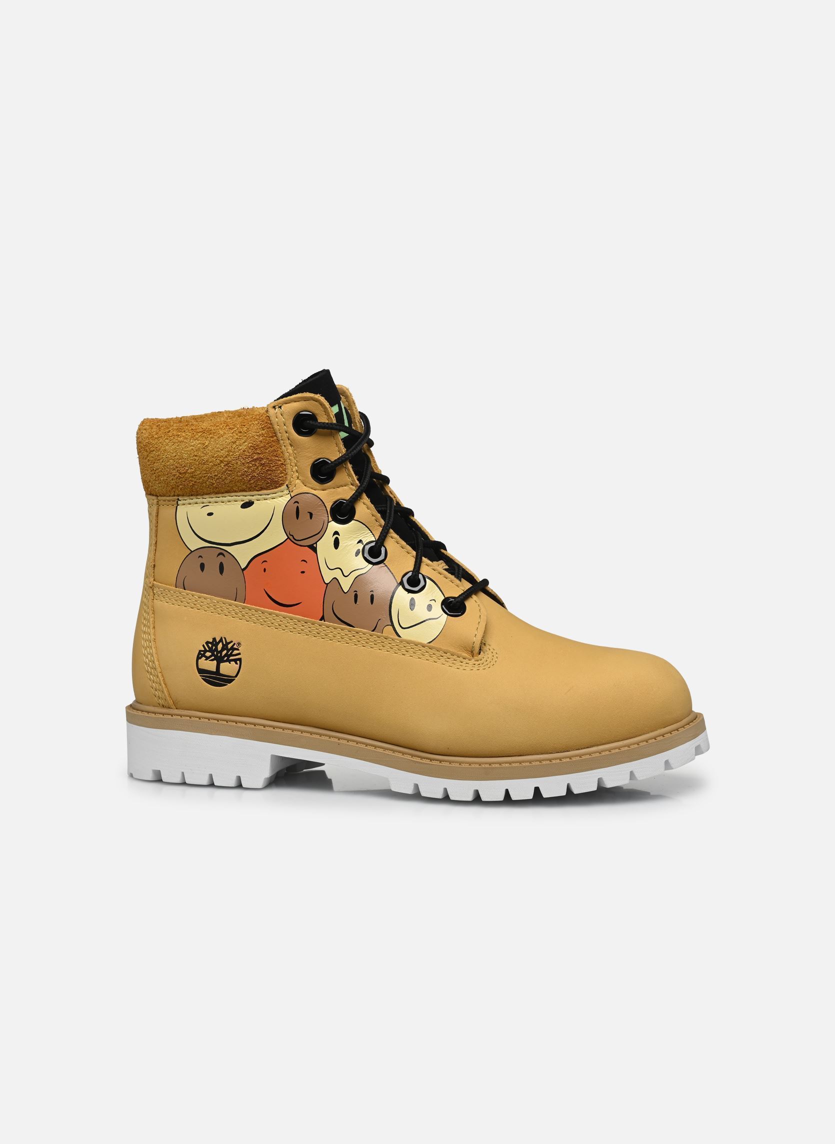 Stiefeletten / Ankle Boots PREM 6 IN LACE WATERPROOF BOOT MDYLW M1 braun Timberland Stiefeletten / Ankle Boots PREM 6 IN LACE WATERPROOF BOOT MDYLW M1 braun MEDIUM YELLOW W PRINT
