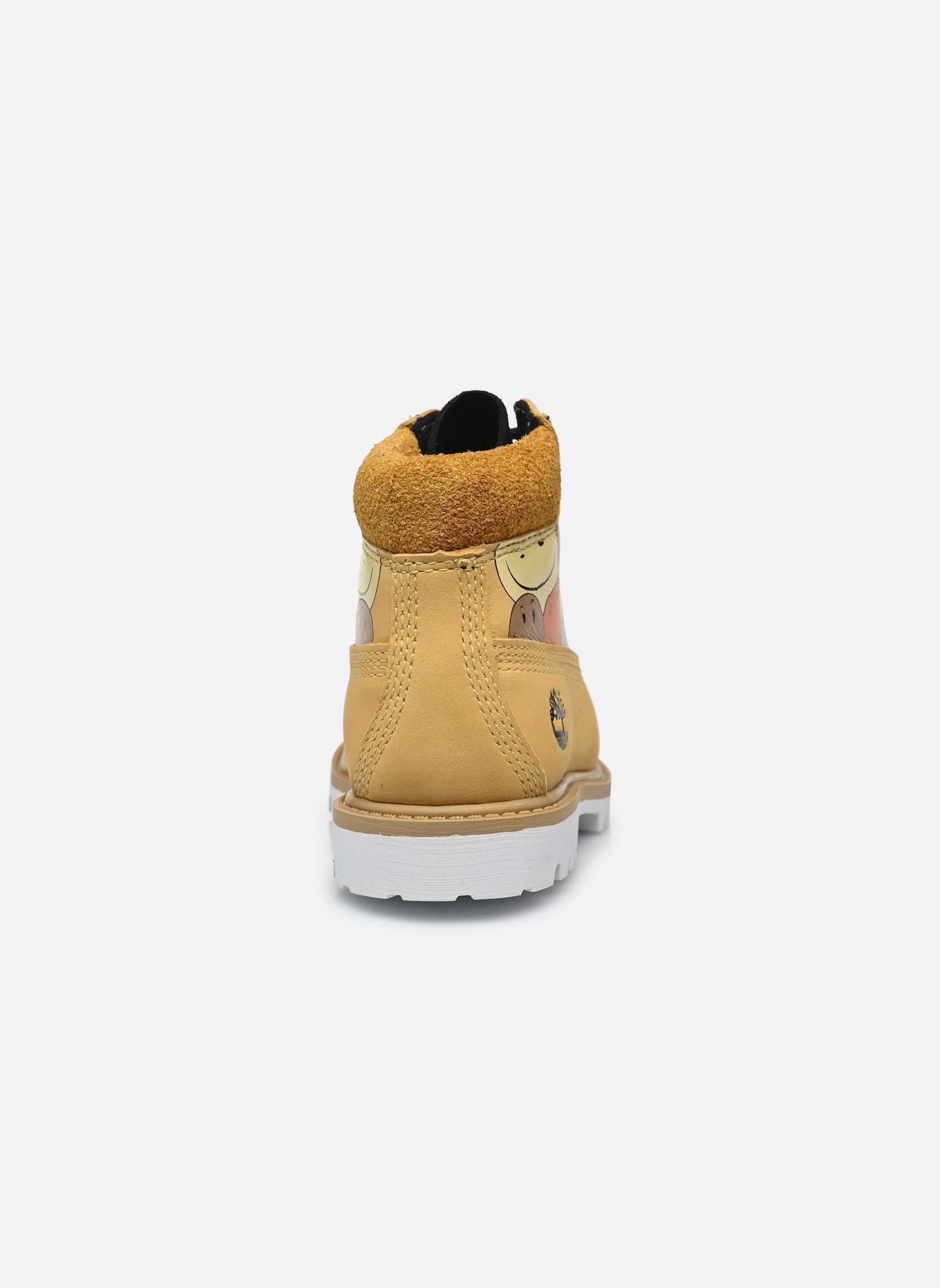 Bottines PREM 6 IN LACE WATERPROOF BOOT MDYLW T marron Timberland Bottines PREM 6 IN LACE WATERPROOF BOOT MDYLW T marron MEDIUM YELLOW W PRINT