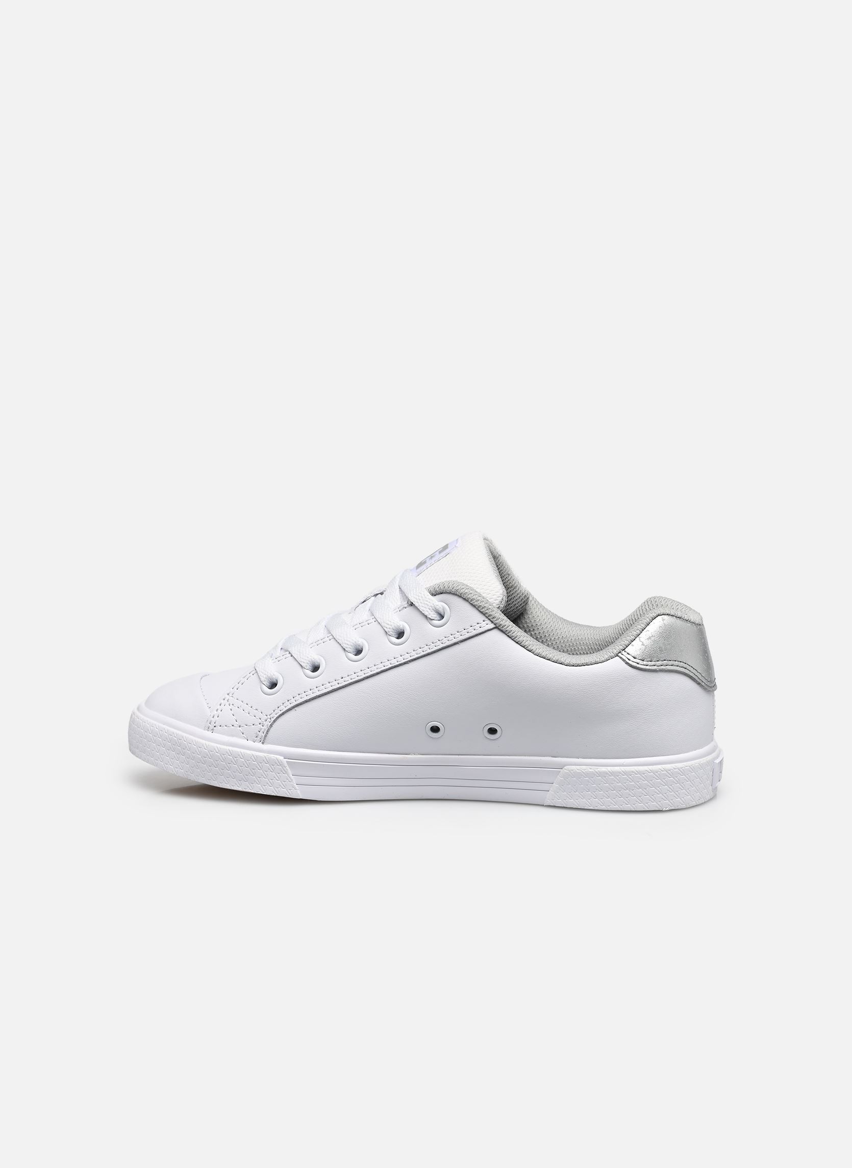 DC Shoes Chelsea Platform – Scarpe Da Ginnastica Donna – Bianco E Nero – Tomaia In Pelle E Tessuto – Numero 36 EU - 2