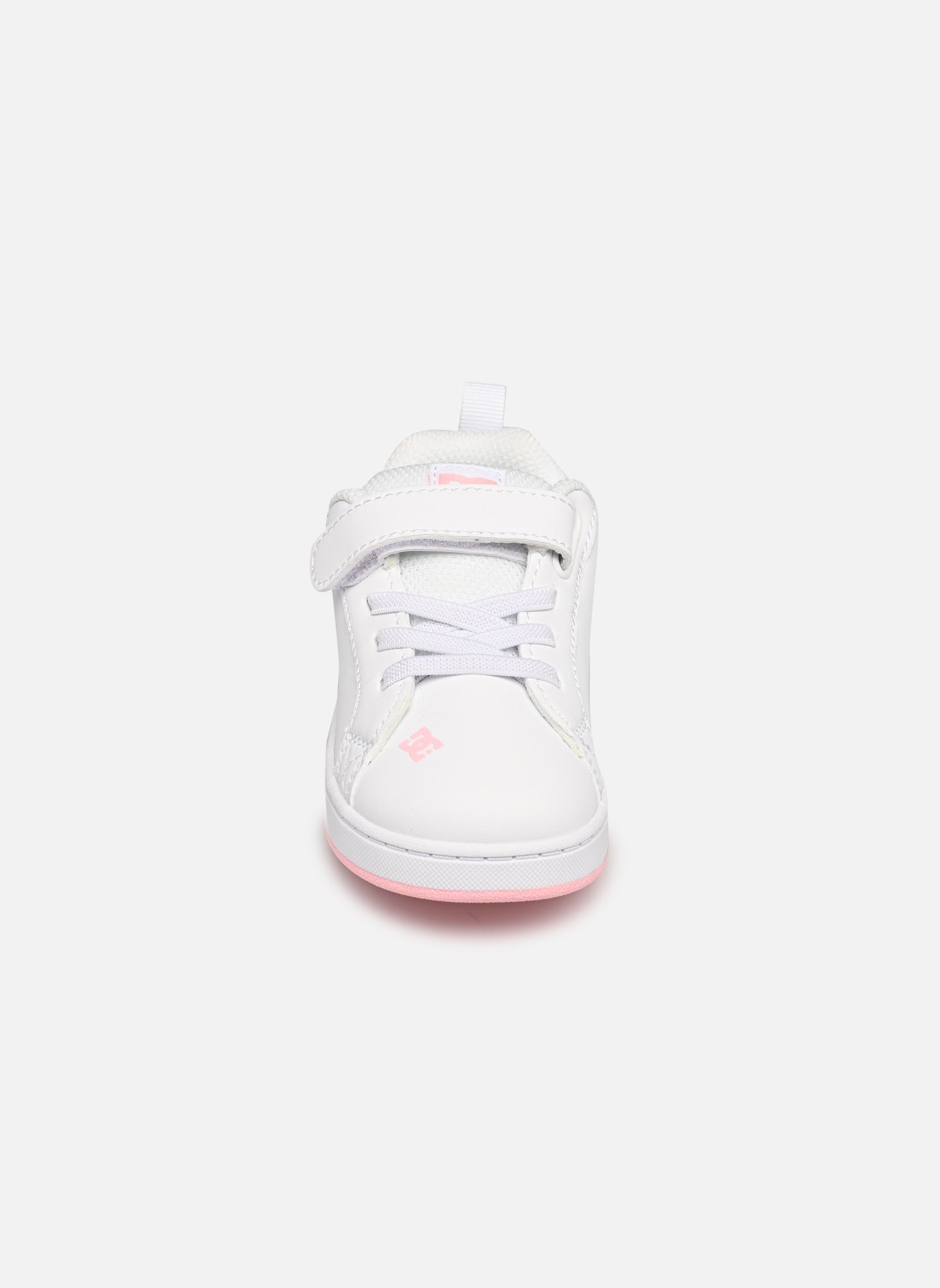 Baskets COURT GRAFFIK ELASTIC TODDLER fille blanc DC Shoes Baskets COURT GRAFFIK ELASTIC TODDLER fille blanc White/pink