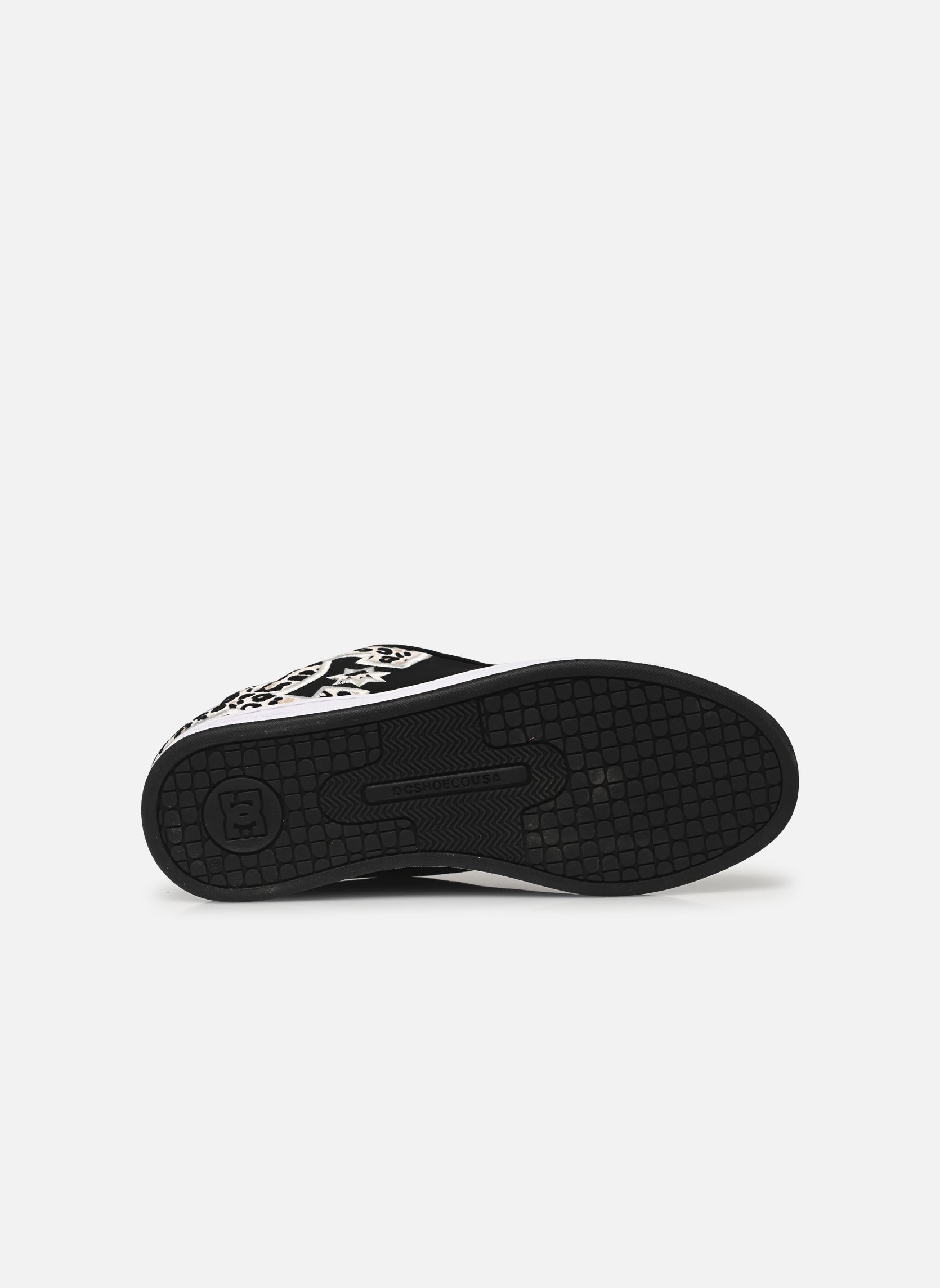 DC Shoes Court Graffik Womens Skate Trainers in White Black