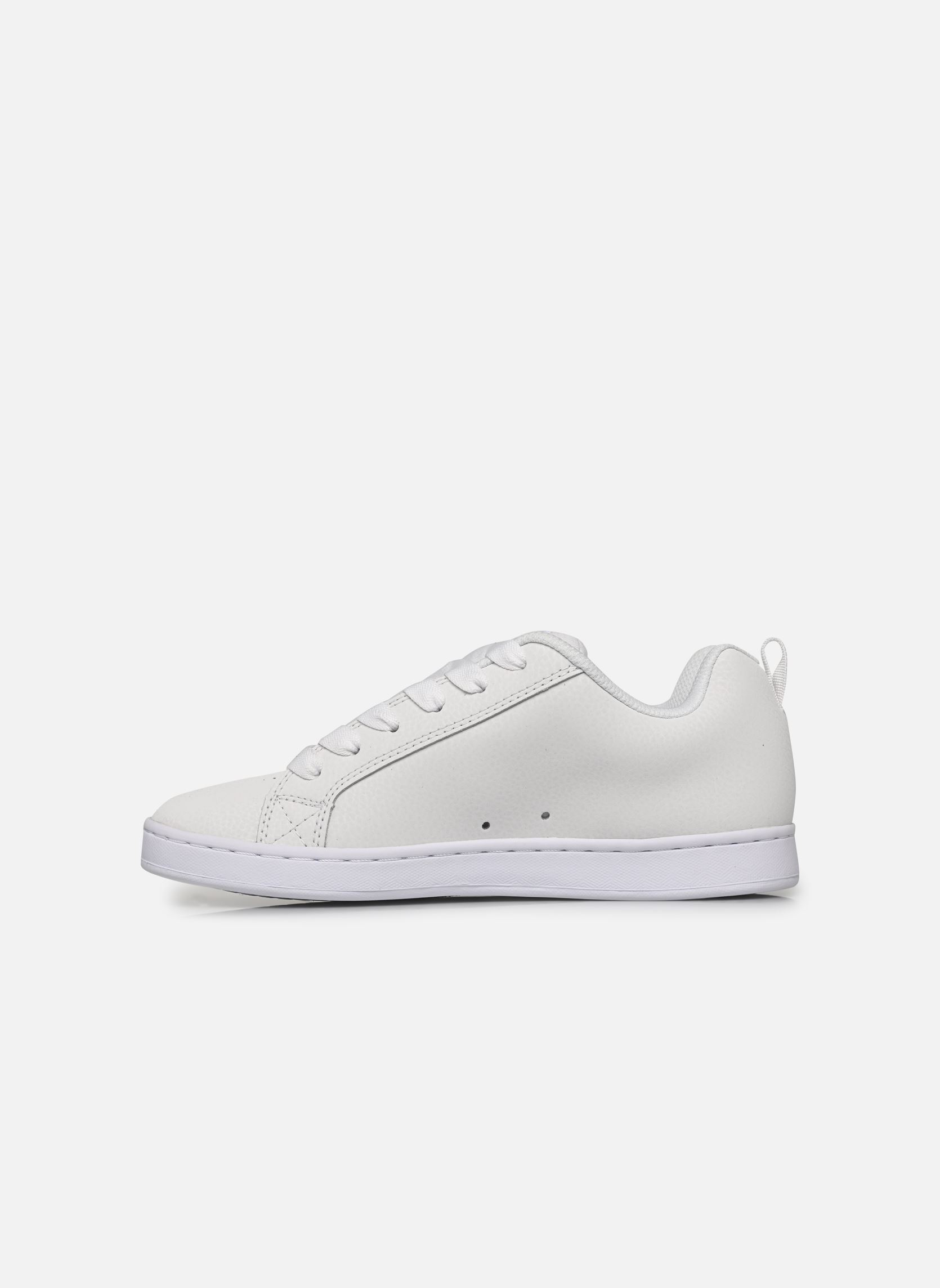 Baskets Court Graffik W femme blanc DC Shoes Baskets Court Graffik W femme blanc WHITE/M SILVER