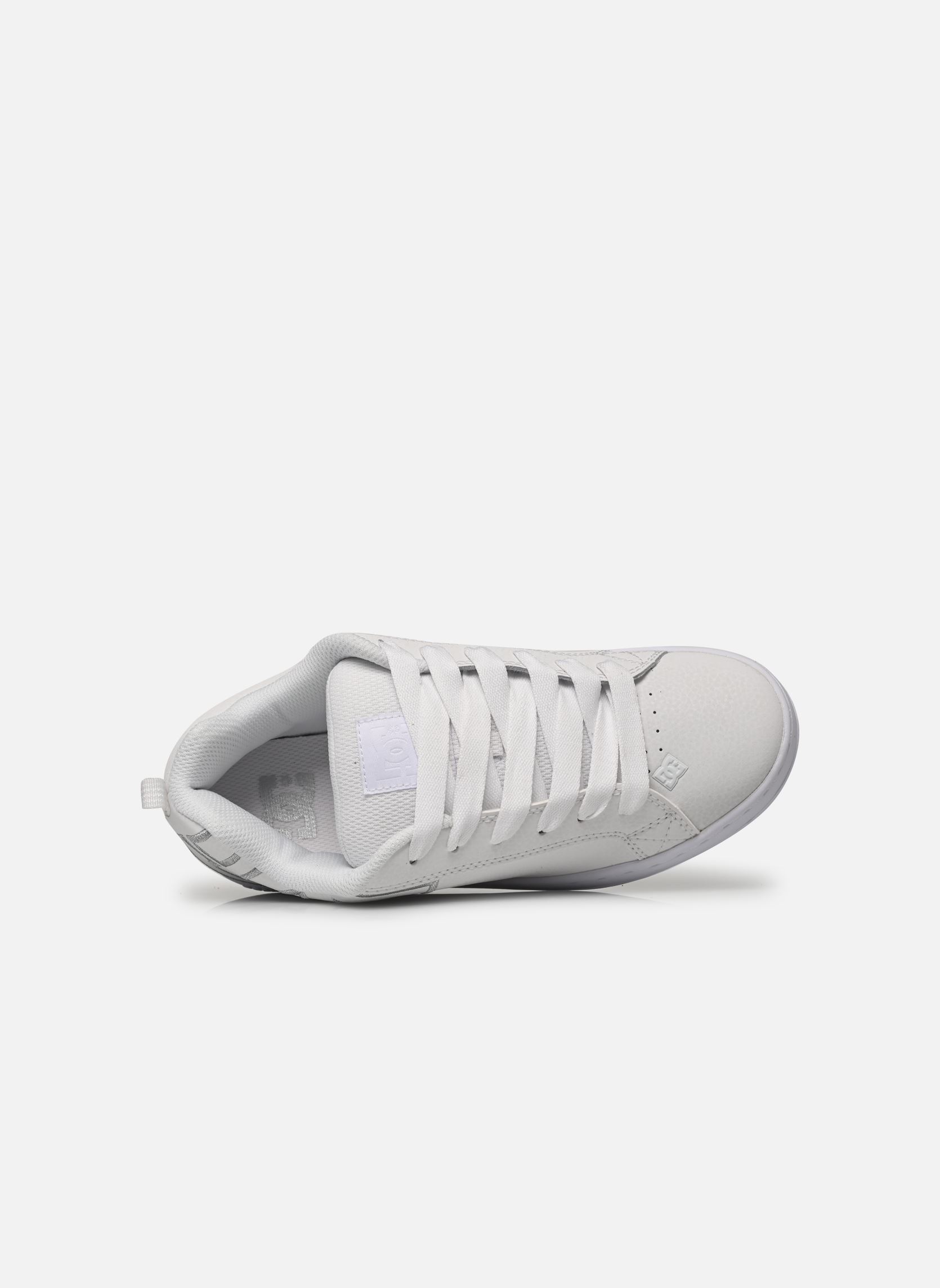 Baskets Court Graffik W femme blanc DC Shoes Baskets Court Graffik W femme blanc WHITE/M SILVER