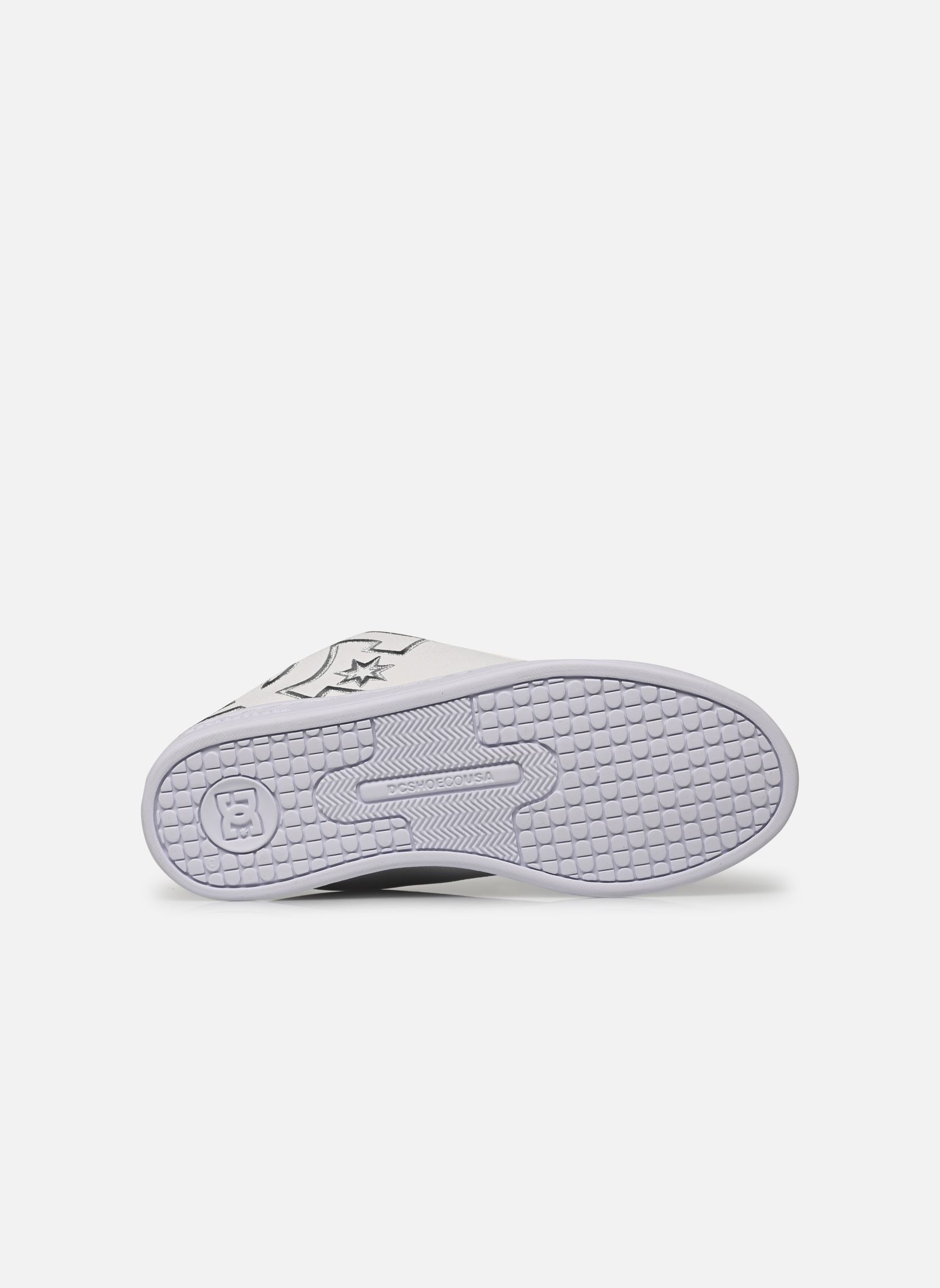 Baskets Court Graffik W femme blanc DC Shoes Baskets Court Graffik W femme blanc WHITE/M SILVER