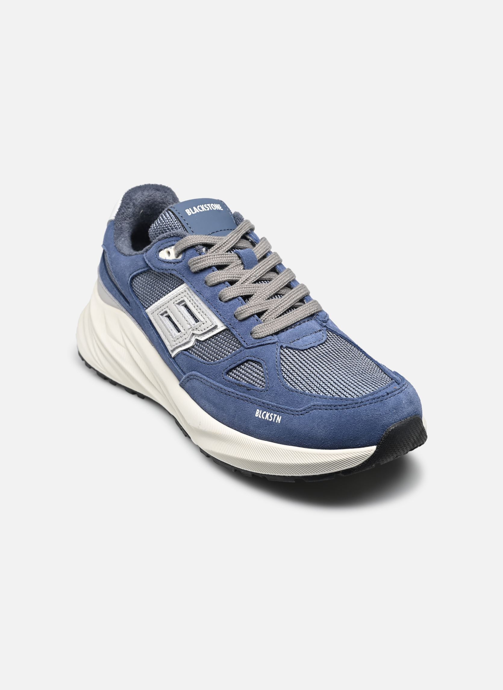 Leinen-Sneaker Mousse H herren blau Blackstone Leinen-Sneaker Mousse H herren blau Space blue