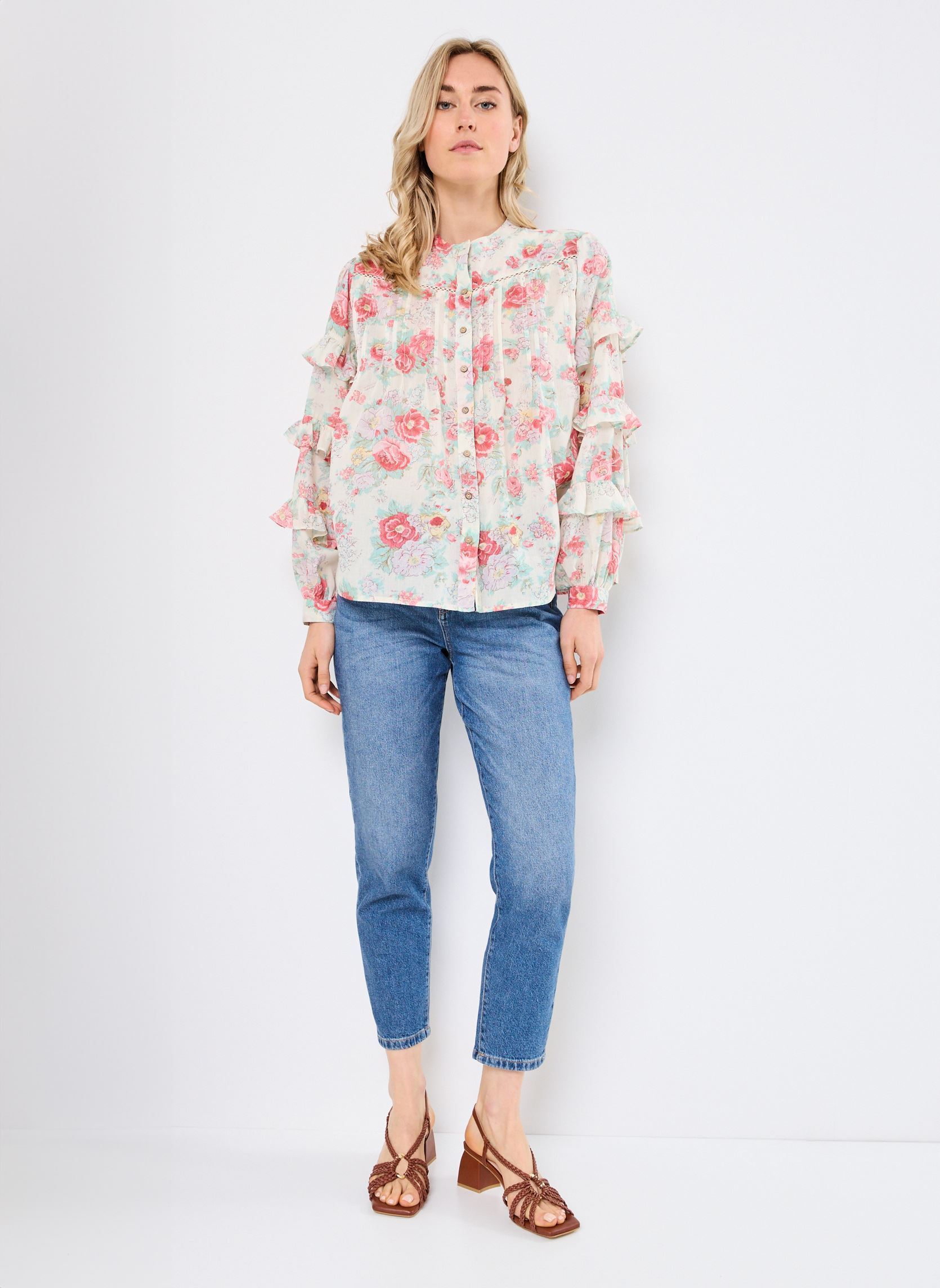 Blouses manches longues Lolita femme multicolore Maison Hotel Blouses manches longues Lolita femme multicolore CANDY ROSES
