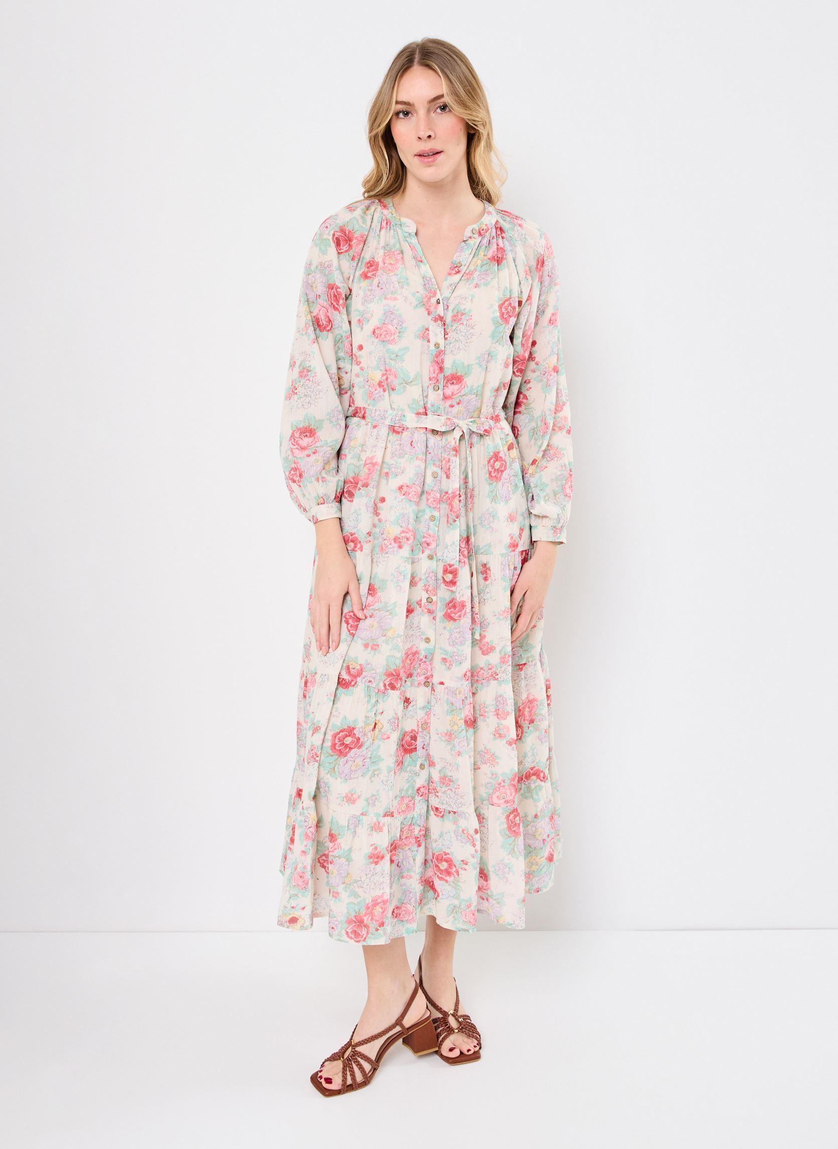 Robes longues Agustina femme multicolore Maison Hotel Robes longues Agustina femme multicolore Candy Roses
