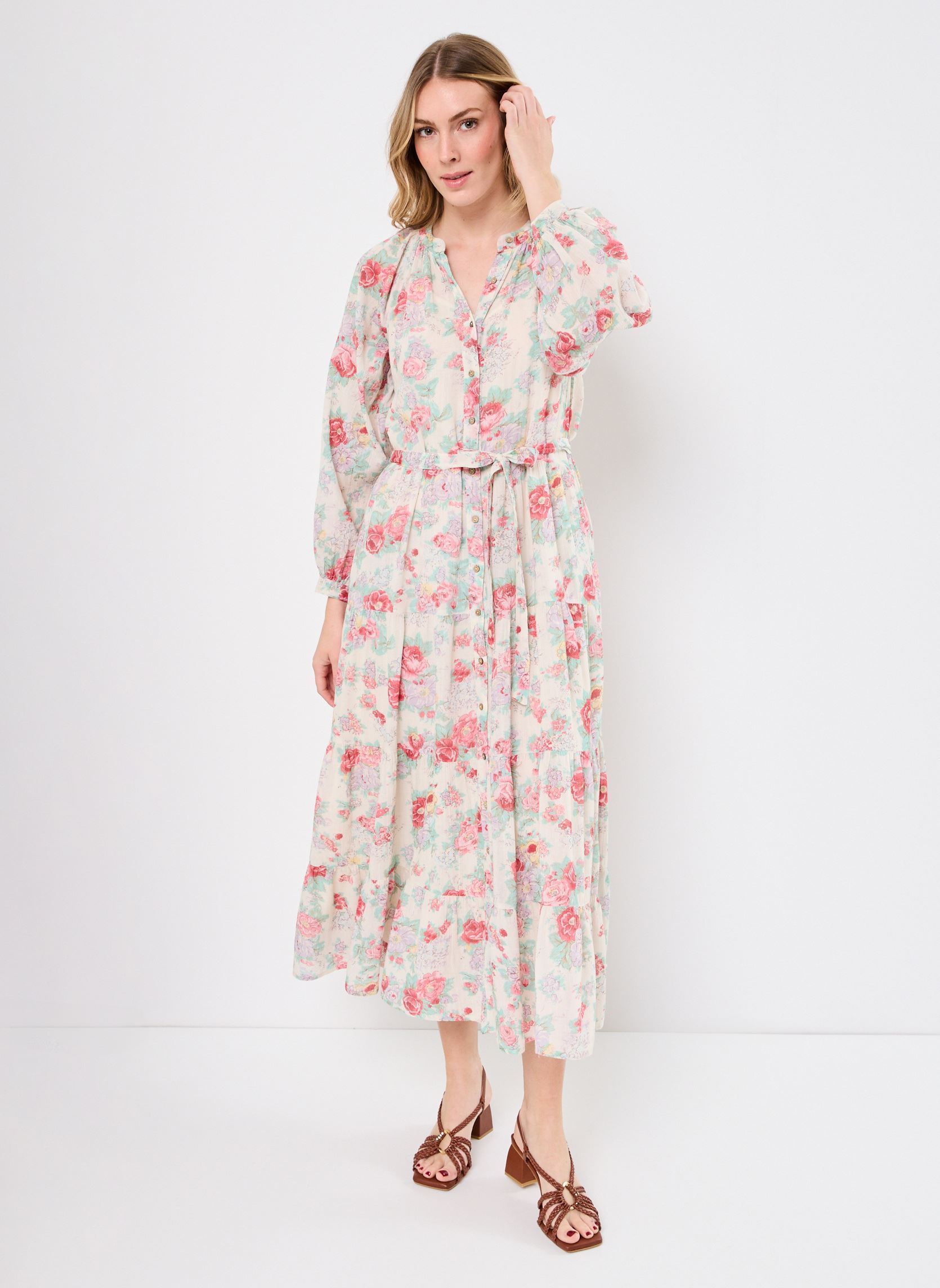 Robes longues Agustina femme multicolore Maison Hotel Robes longues Agustina femme multicolore Candy Roses