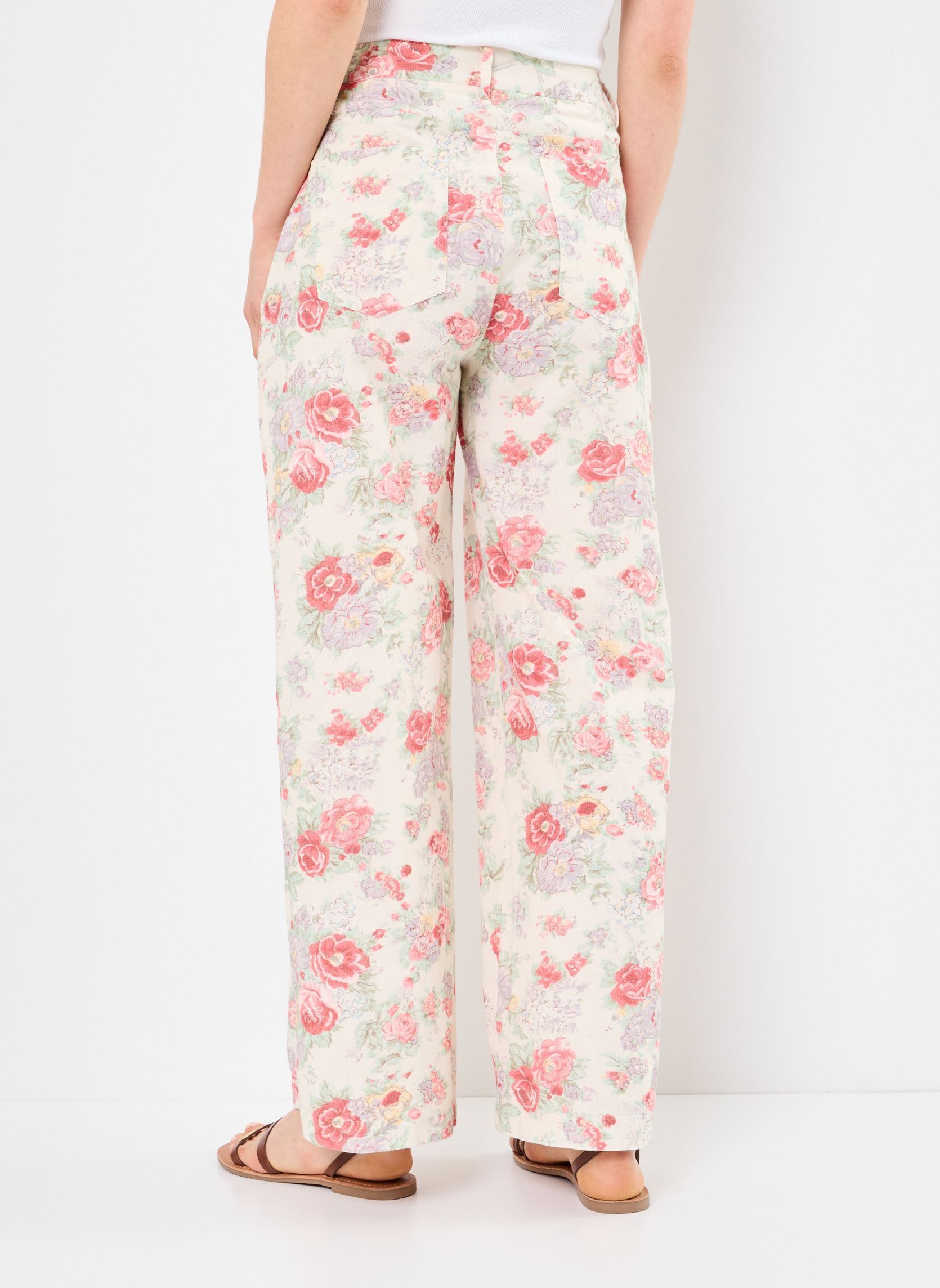 Pantalons larges Lolo femme multicolore Maison Hotel Pantalons larges Lolo femme multicolore Candy Roses