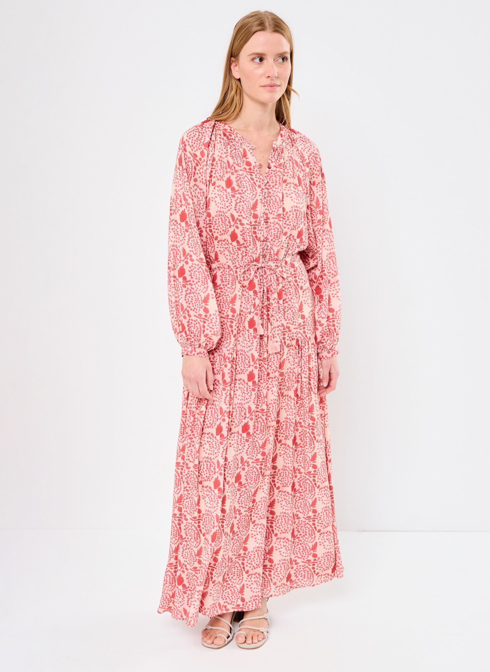 Robes longues Irene femme rouge Maison Hotel Robes longues Irene femme rouge Pink Martini