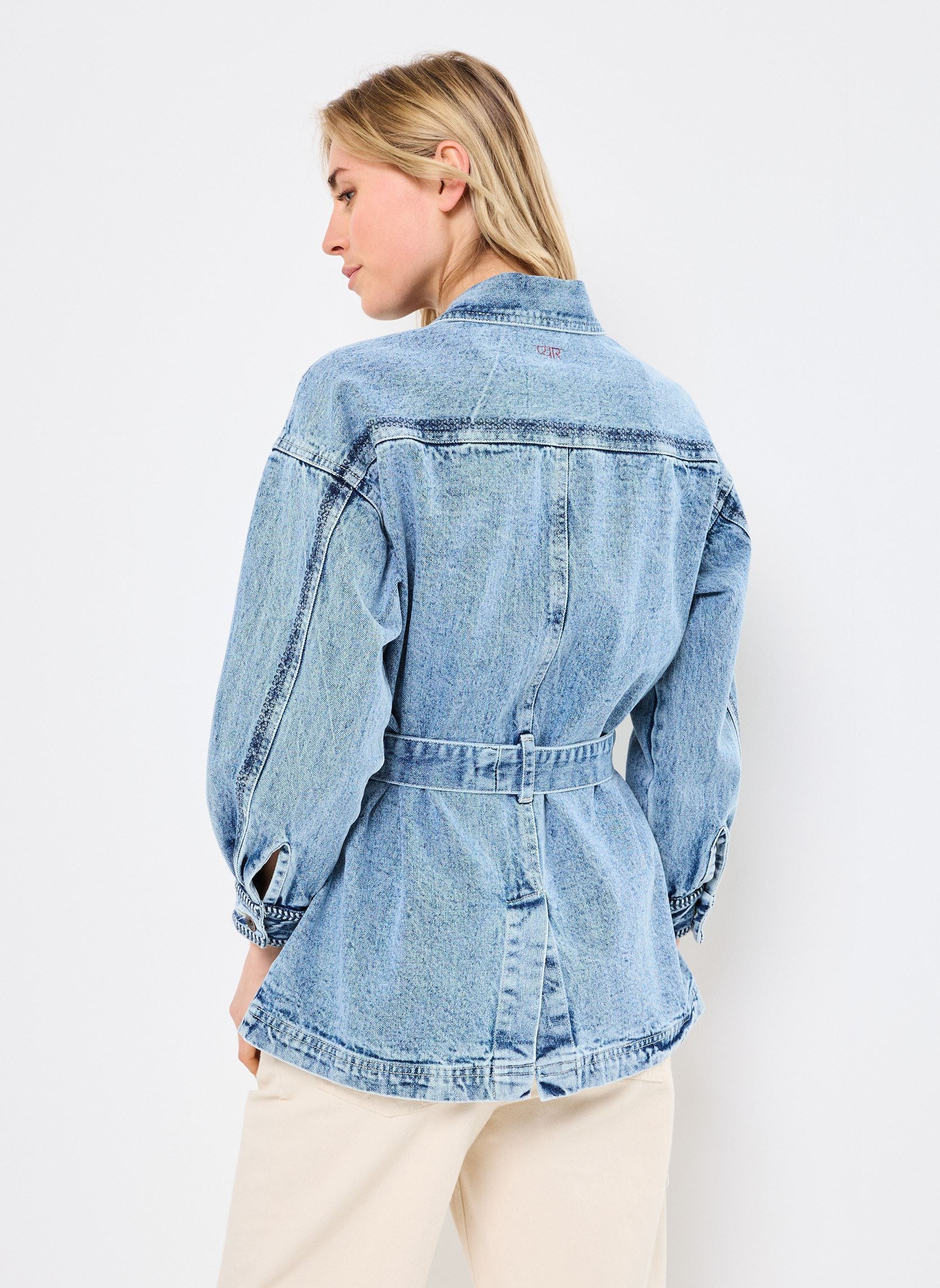 Jeansjacken Wayne damen blau Maison Hotel Jeansjacken Wayne damen blau Western Blue