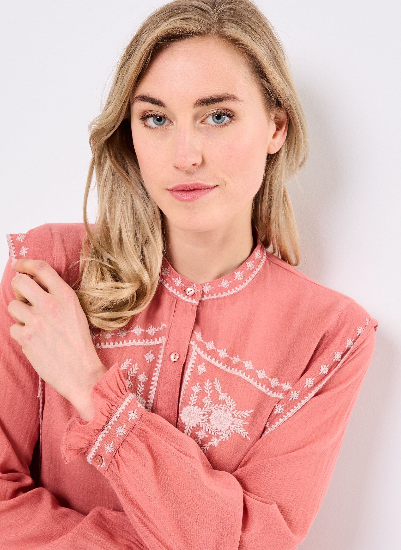 Blouses manches longues Philippa femme rouge Maison Hotel Blouses manches longues Philippa femme rouge FRAGOLA