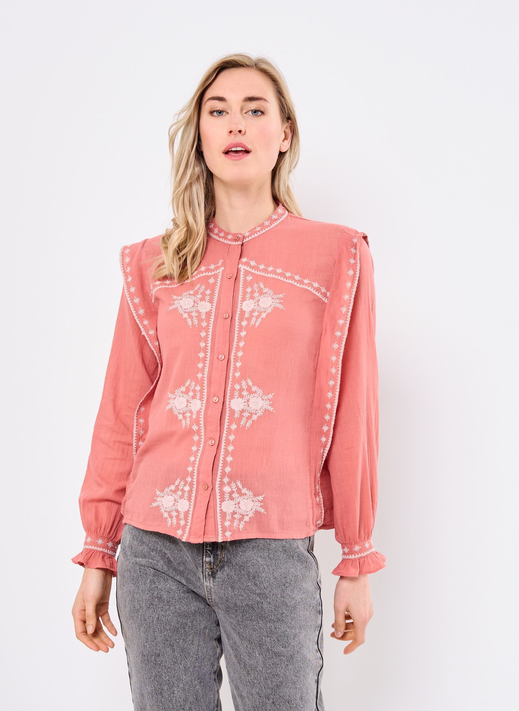 Blouses manches longues Philippa femme rouge Maison Hotel Blouses manches longues Philippa femme rouge FRAGOLA