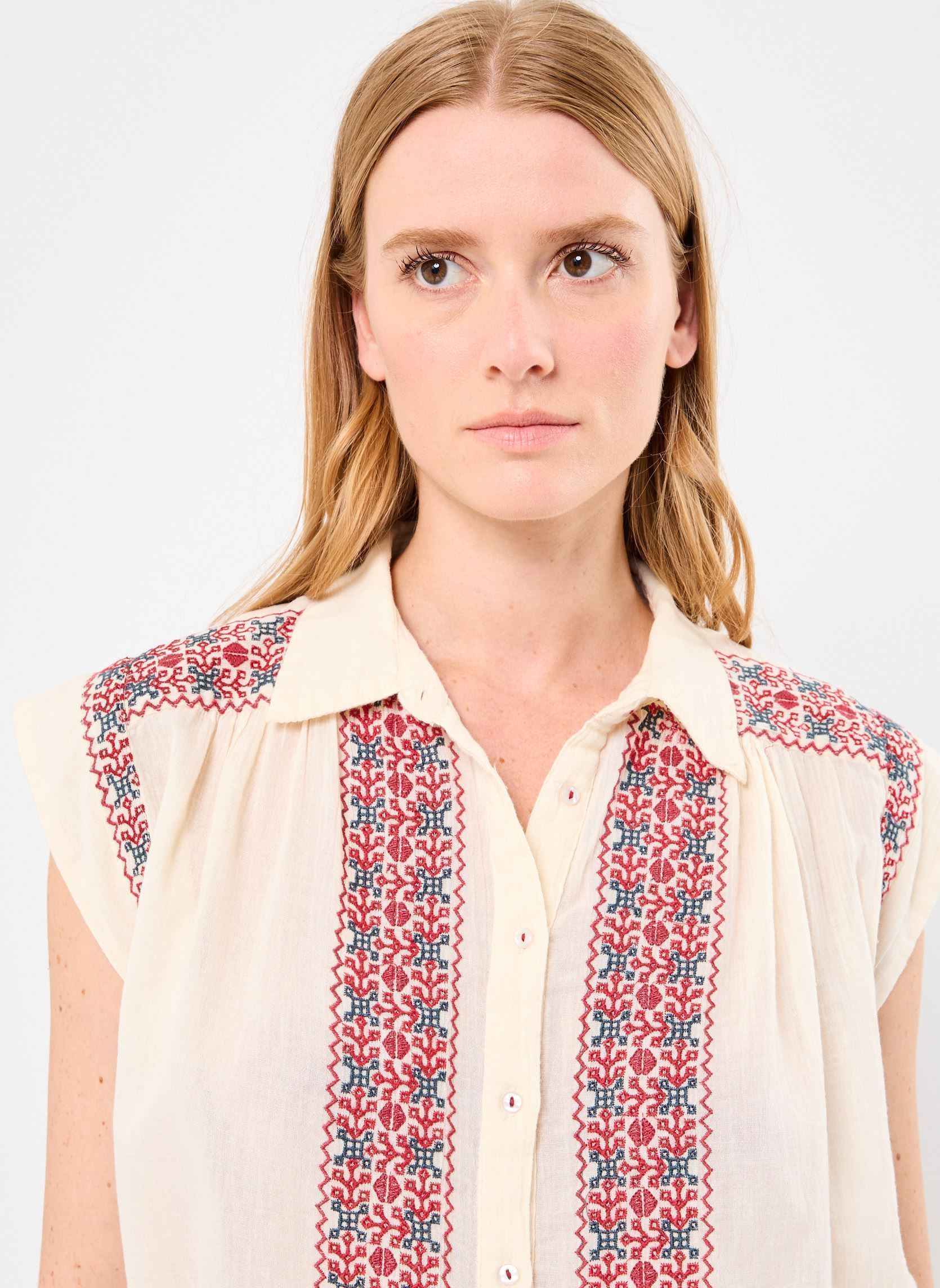 Tops Mafalda dames wit Maison Hotel Tops Mafalda dames wit RED WINE