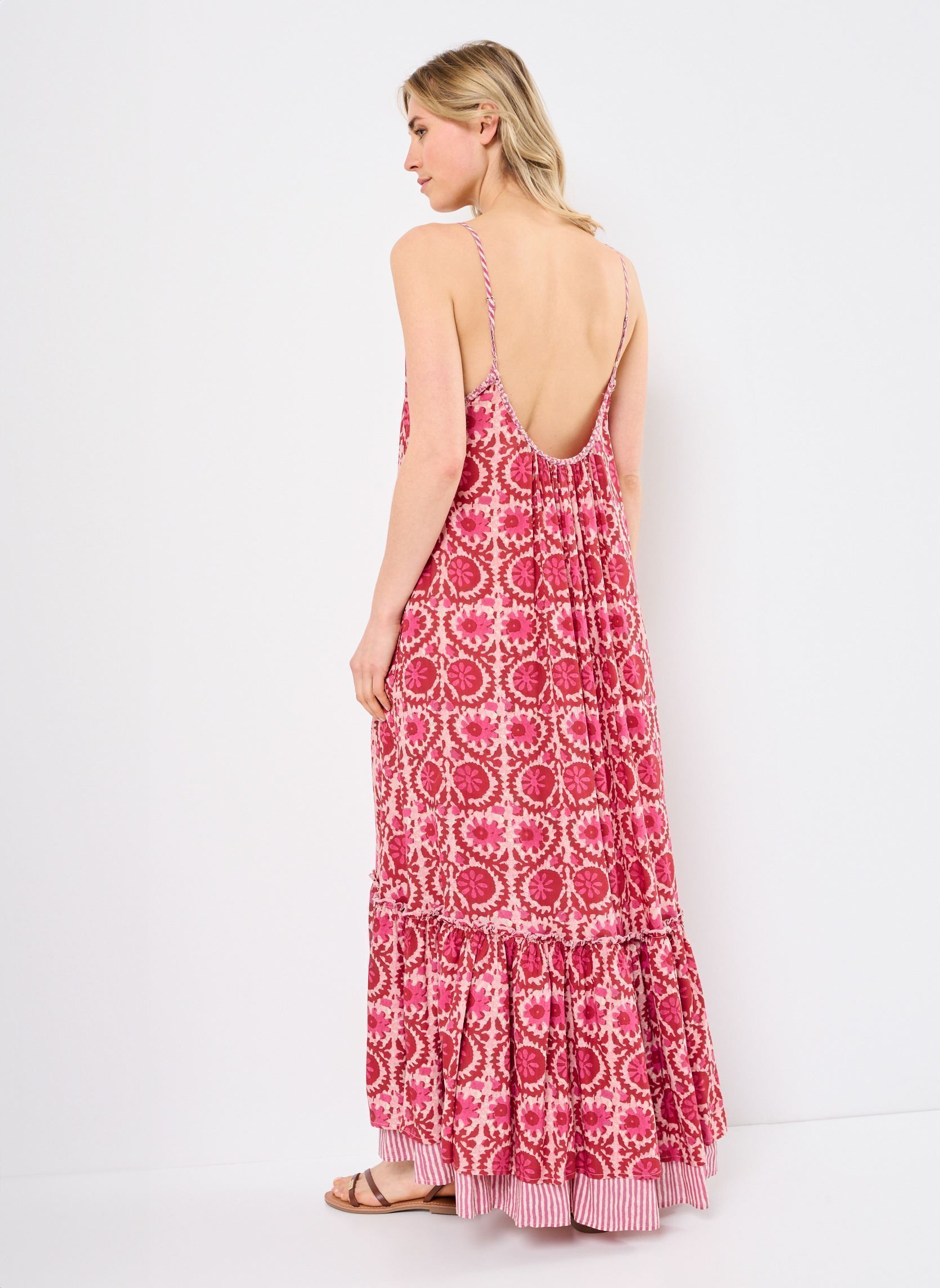Robes longues Valeria femme rose Maison Hotel Robes longues Valeria femme rose HOT PINK