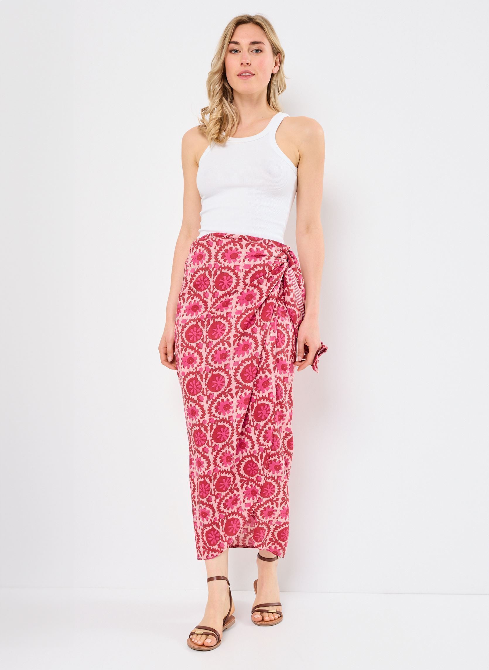Lange rokken Amara dames roze Maison Hotel Lange rokken Amara dames roze Hot Pink