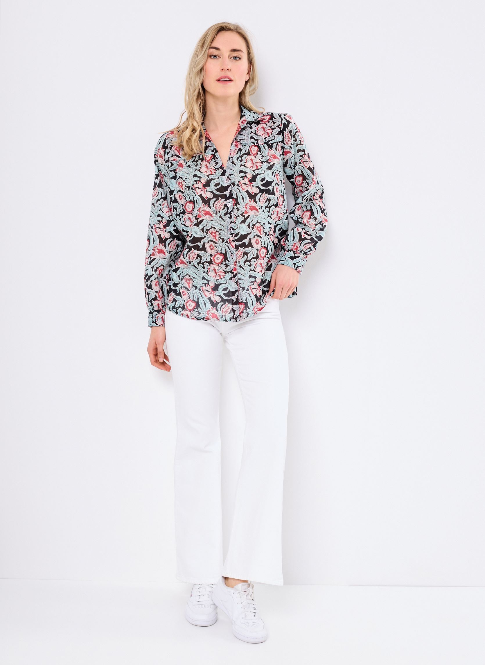 Blouses manches longues Cohen femme multicolore Maison Hotel Blouses manches longues Cohen femme multicolore Rosa Rosae
