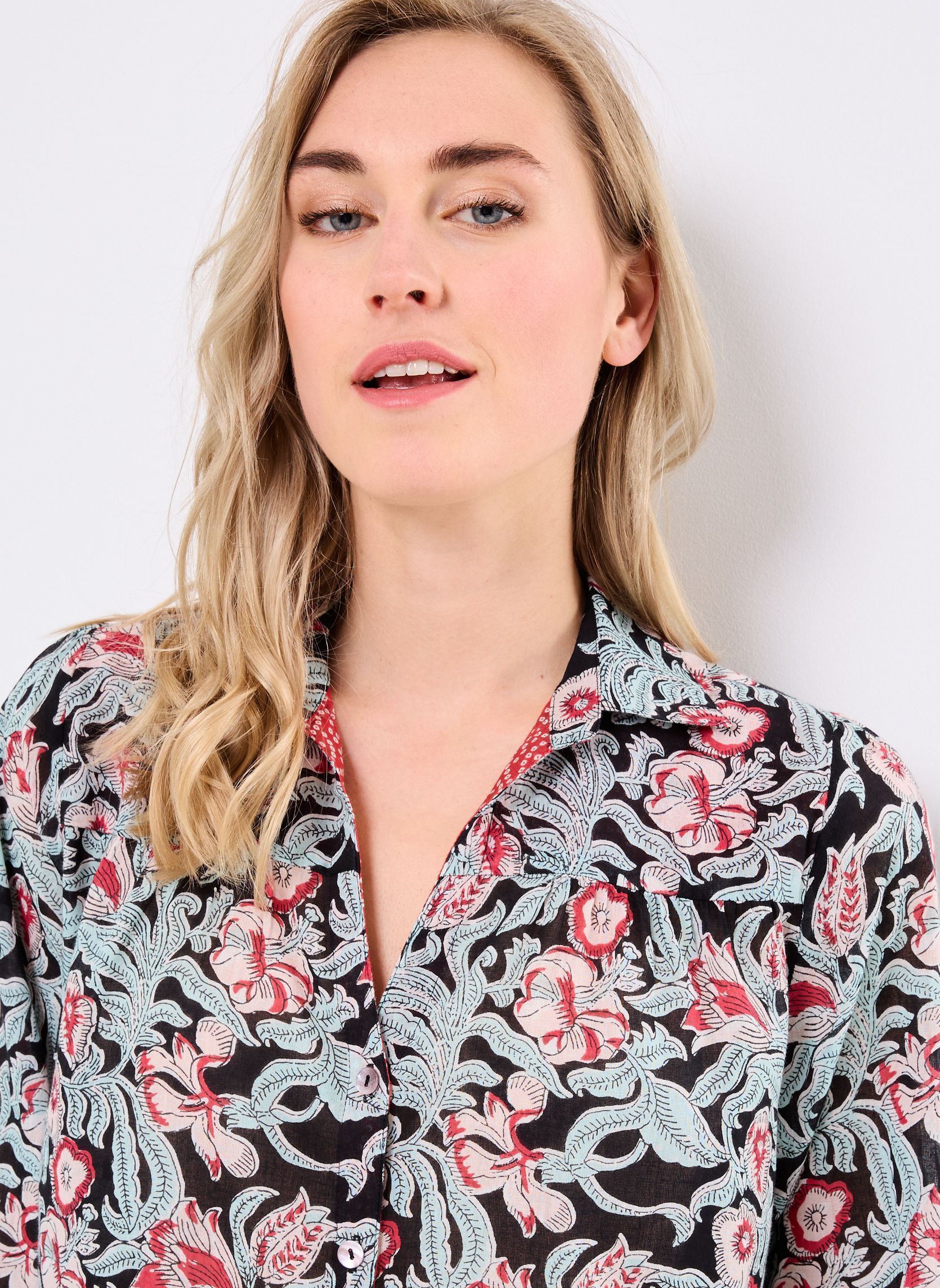 Blouses manches longues Cohen femme multicolore Maison Hotel Blouses manches longues Cohen femme multicolore Rosa Rosae