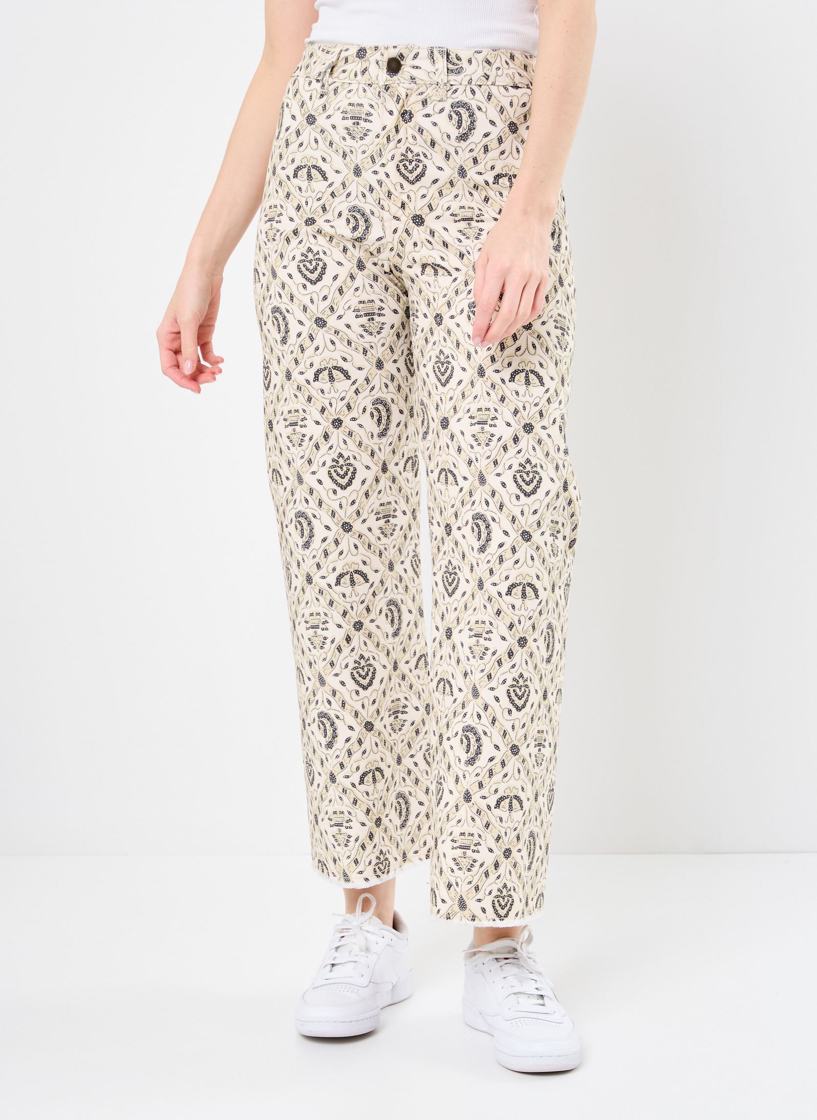 Pantaloni larghi Lula donna multicolore Maison Hotel Pantaloni larghi Lula donna multicolore Vanilla