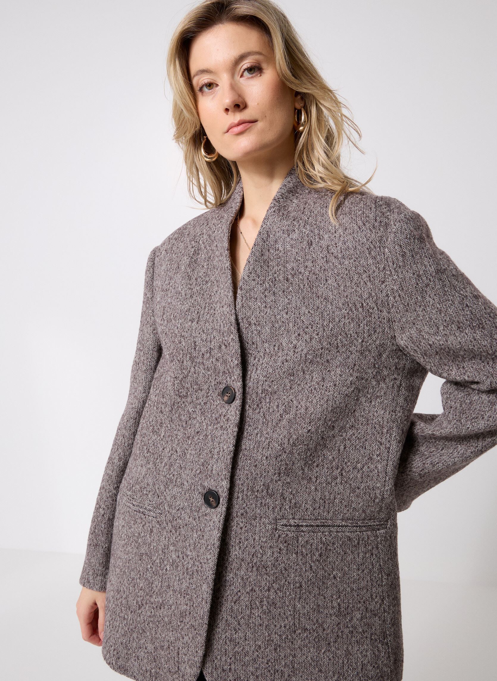 Blazer Clementine damen grau Maison Hotel Blazer Clementine damen grau Ash Mist