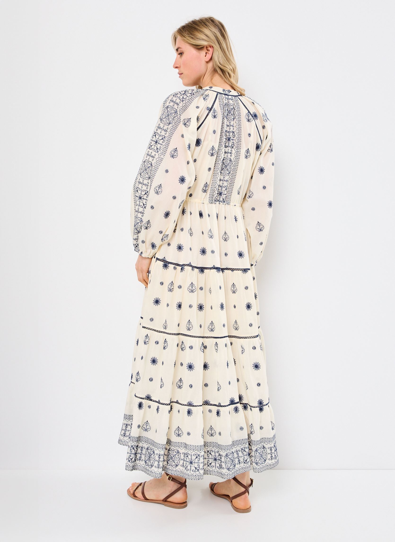 Langarm-Blusen Caroline damen weiß Maison Hotel Langarm-Blusen Caroline damen weiß Off white