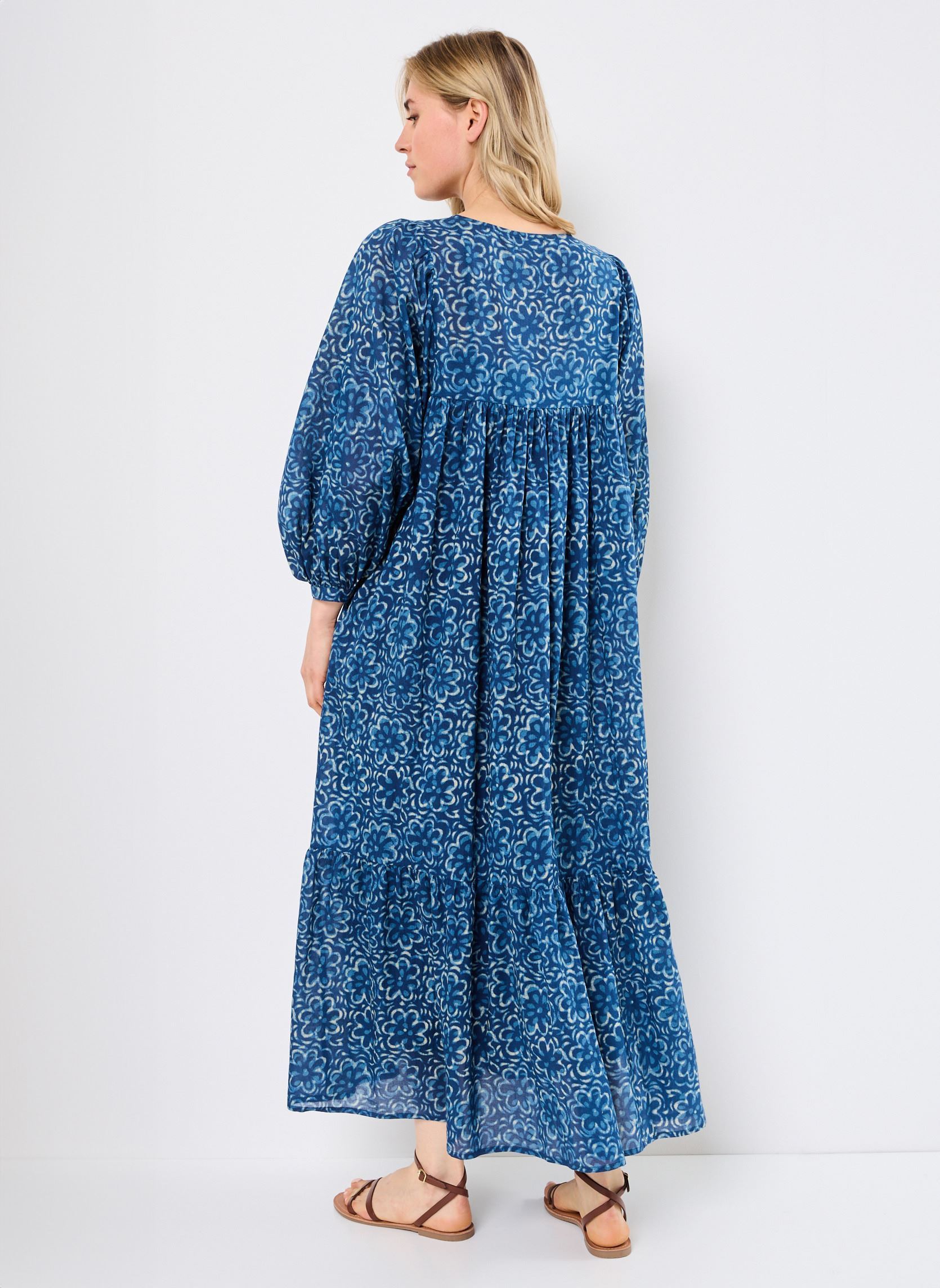 Lange Kleider Eileen damen blau Maison Hotel Lange Kleider Eileen damen blau Indigo Soul