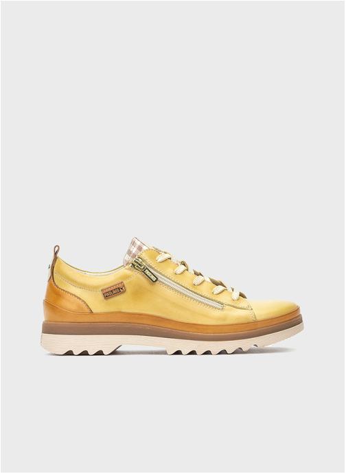 Pikolinos Baskets basses VIGO femme jaune