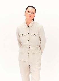 Jeansjacken VK004-GRACEB damen bordeaux