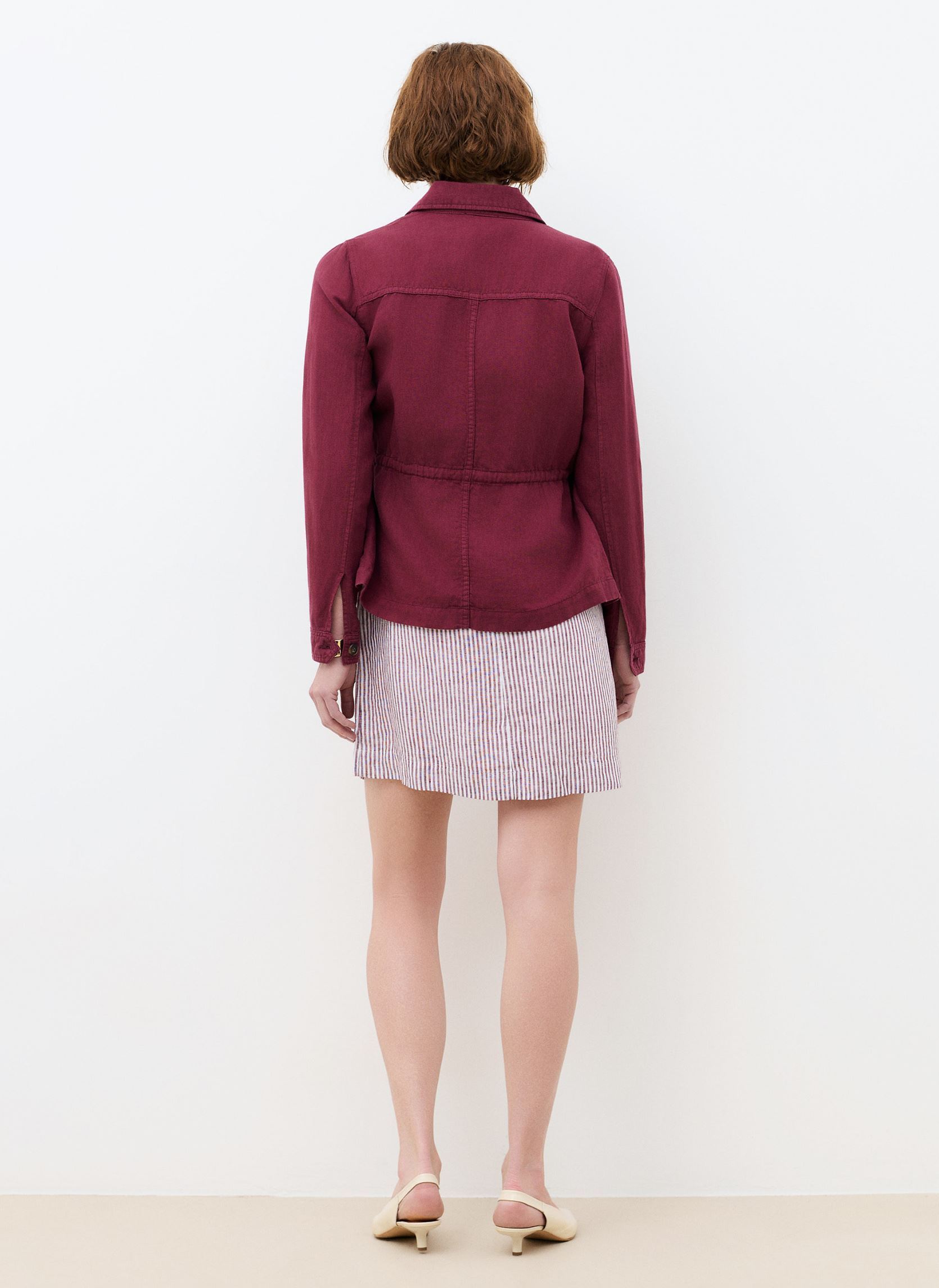 Jeansjacken VK004-GRACEB damen bordeaux Caroll Jeansjacken VK004-GRACEB damen bordeaux MAROON BANNER