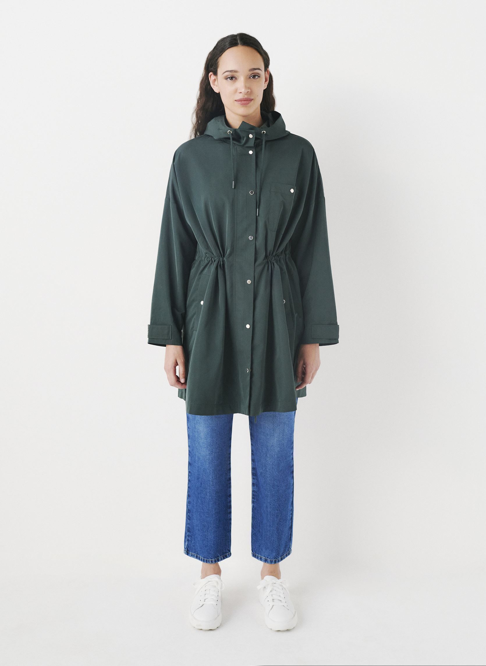 Caroll Parkas Veste parka 242G-GUARANA femme vert Sarenza France