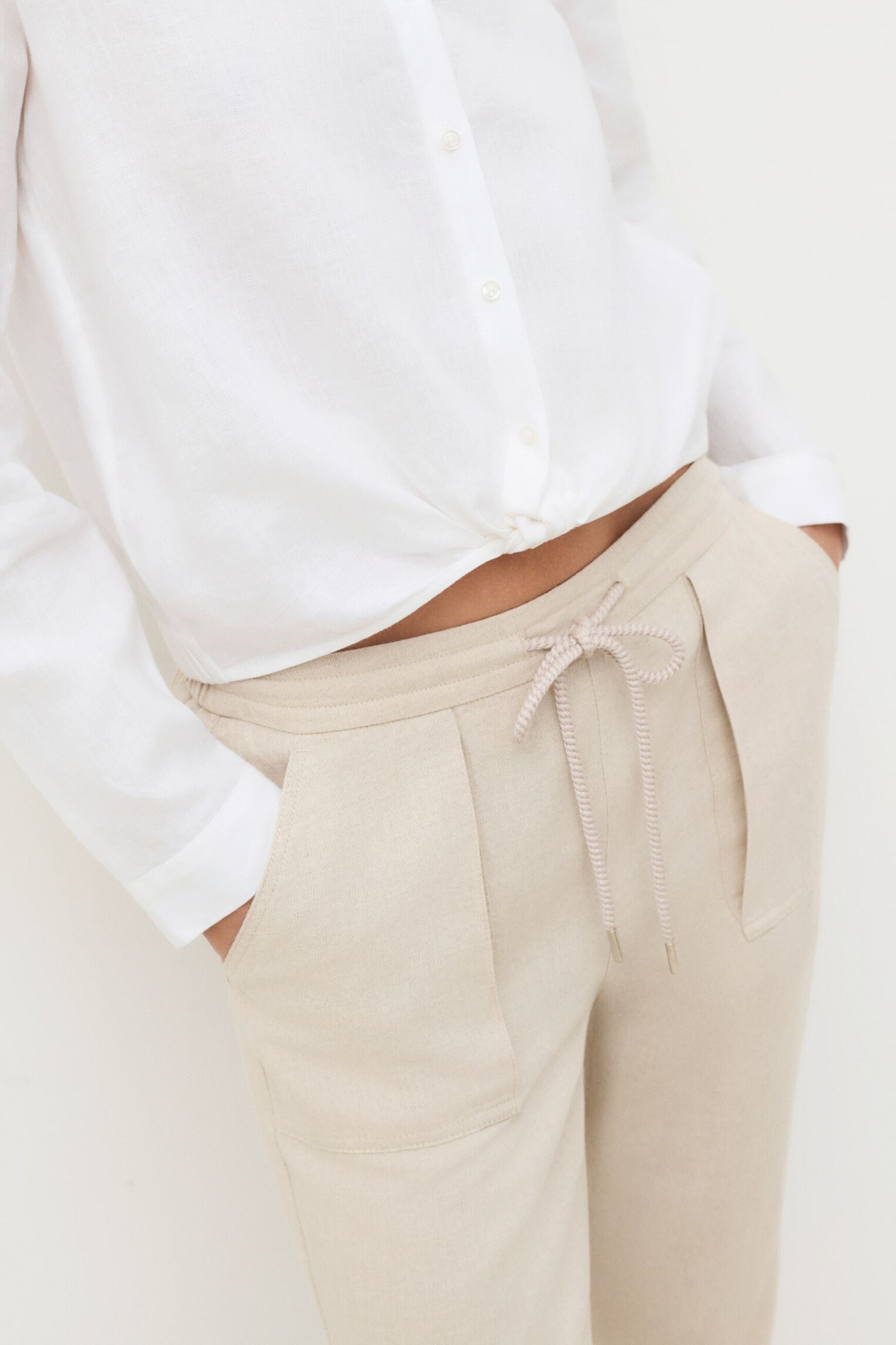 Pantalons chinos PK053-IGNACE femme beige Caroll Pantalons chinos PK053-IGNACE femme beige BEIGE