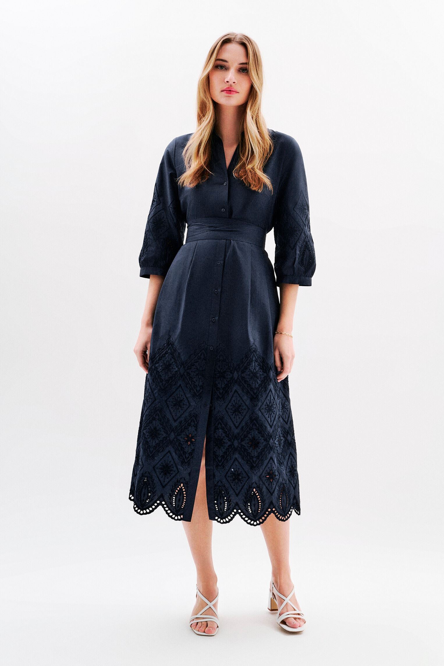 Robes longues 251R-ROMY femme noir Caroll Robes longues 251R-ROMY femme noir BLACK IRIS