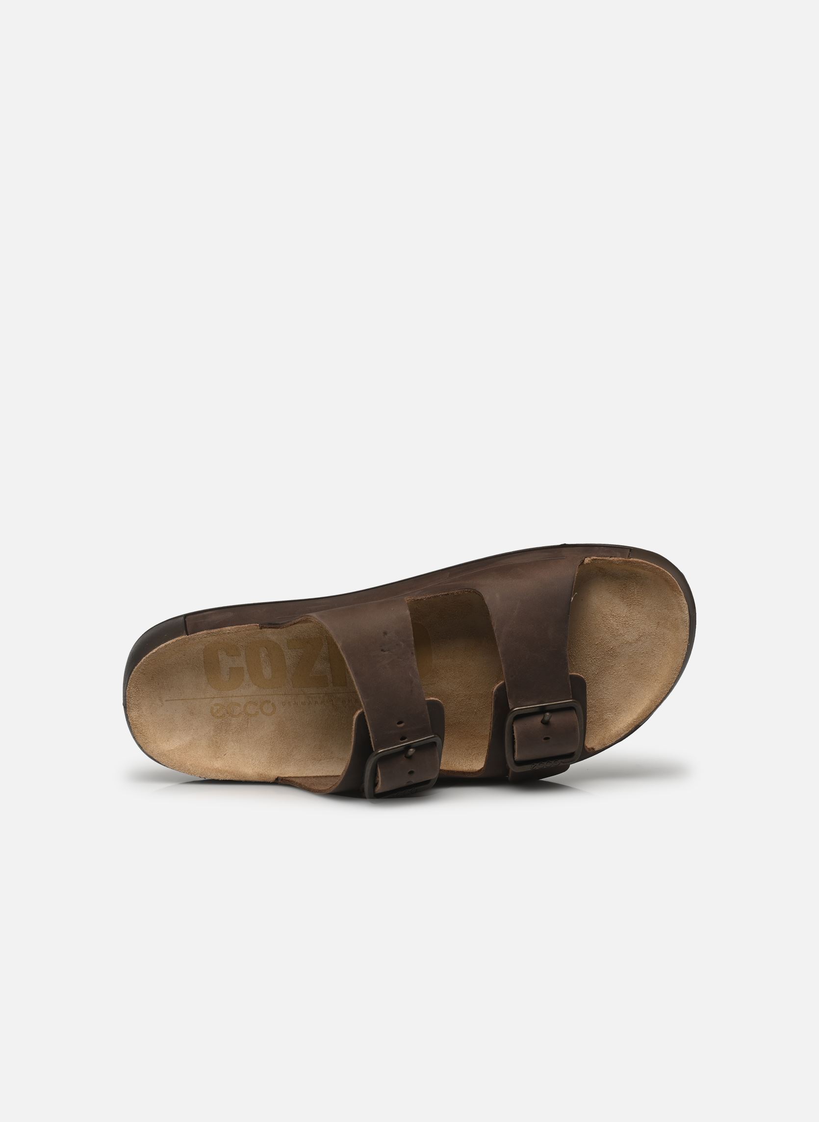 Mules Cozmo Casual Buckle M hombre marrón Ecco Mules Cozmo Casual Buckle M hombre marrón NUTMEG BROWN