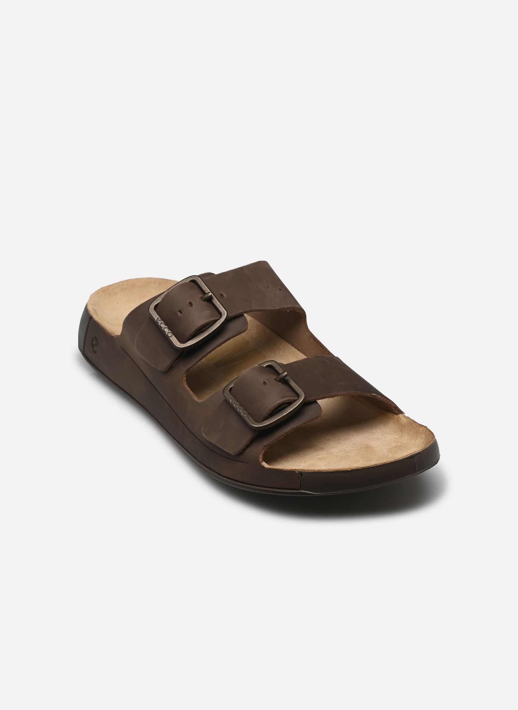 Mules Cozmo Casual Buckle M hombre marrón Ecco Mules Cozmo Casual Buckle M hombre marrón NUTMEG BROWN