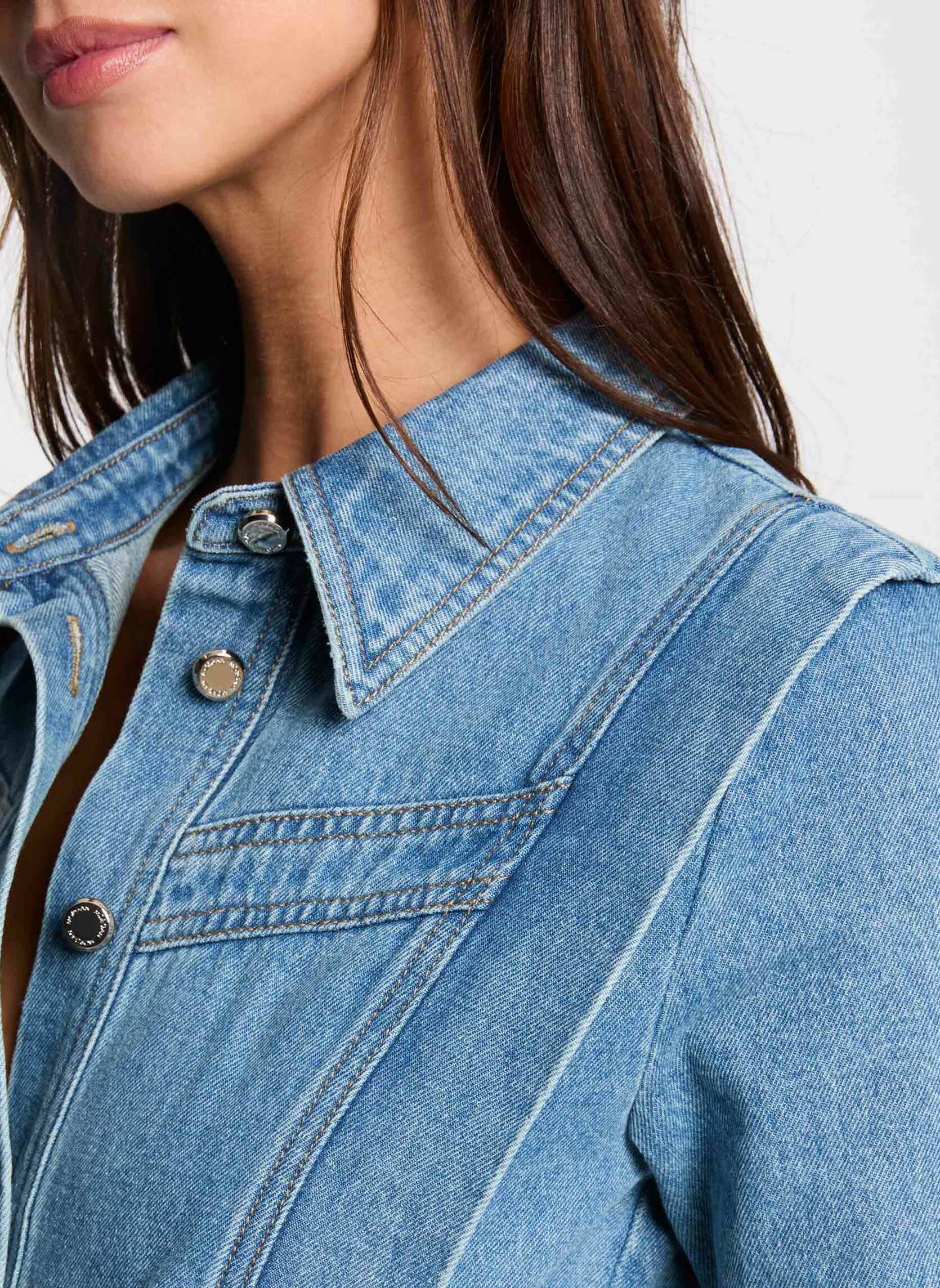 Robes 251-RICOLI femme bleu Morgan Robes 251-RICOLI femme bleu DENIM STONE