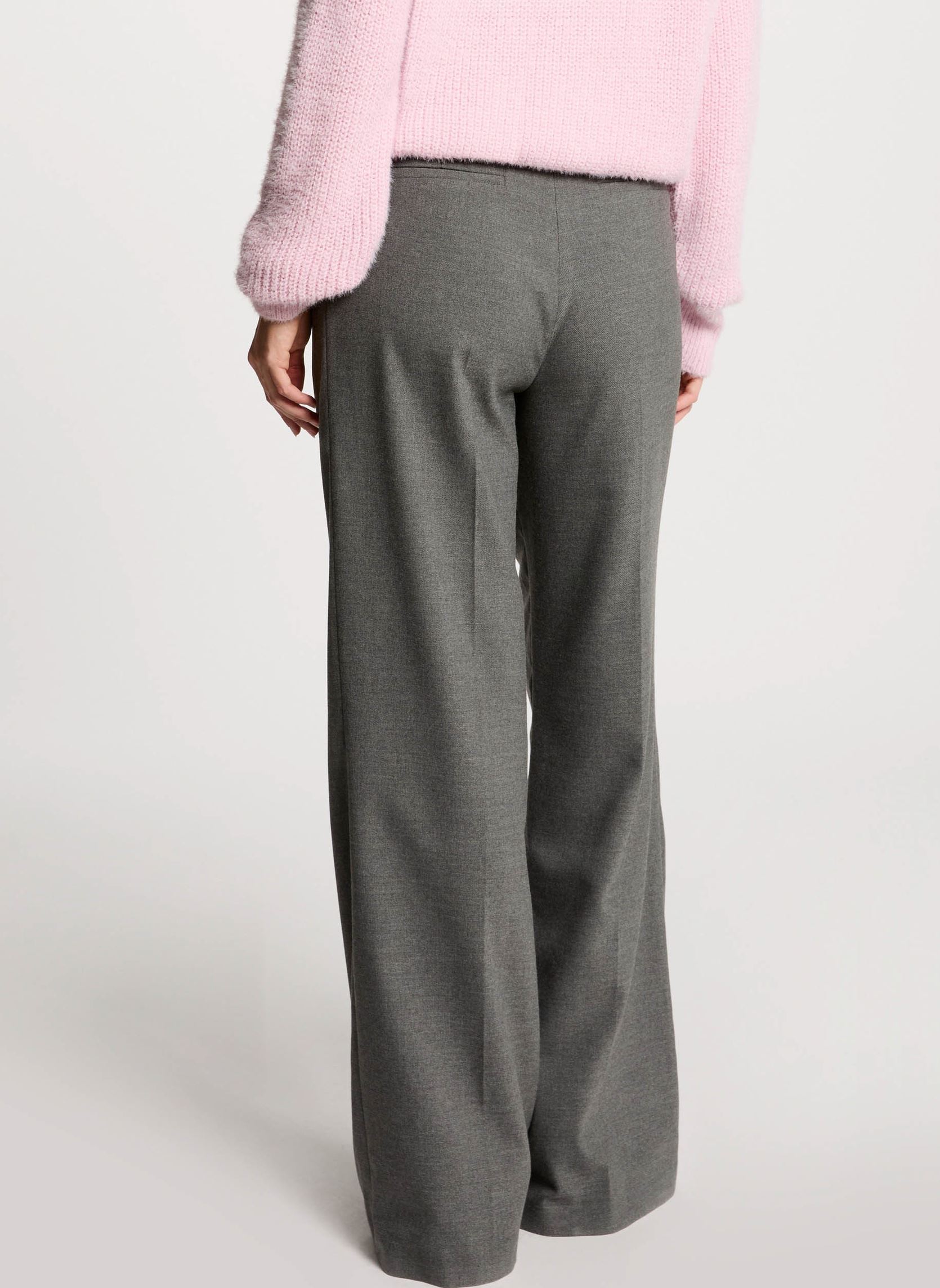 Pantaloni larghi 251-PANIS.F donna grigio Morgan Pantaloni larghi 251-PANIS.F donna grigio GRIS PERLE M