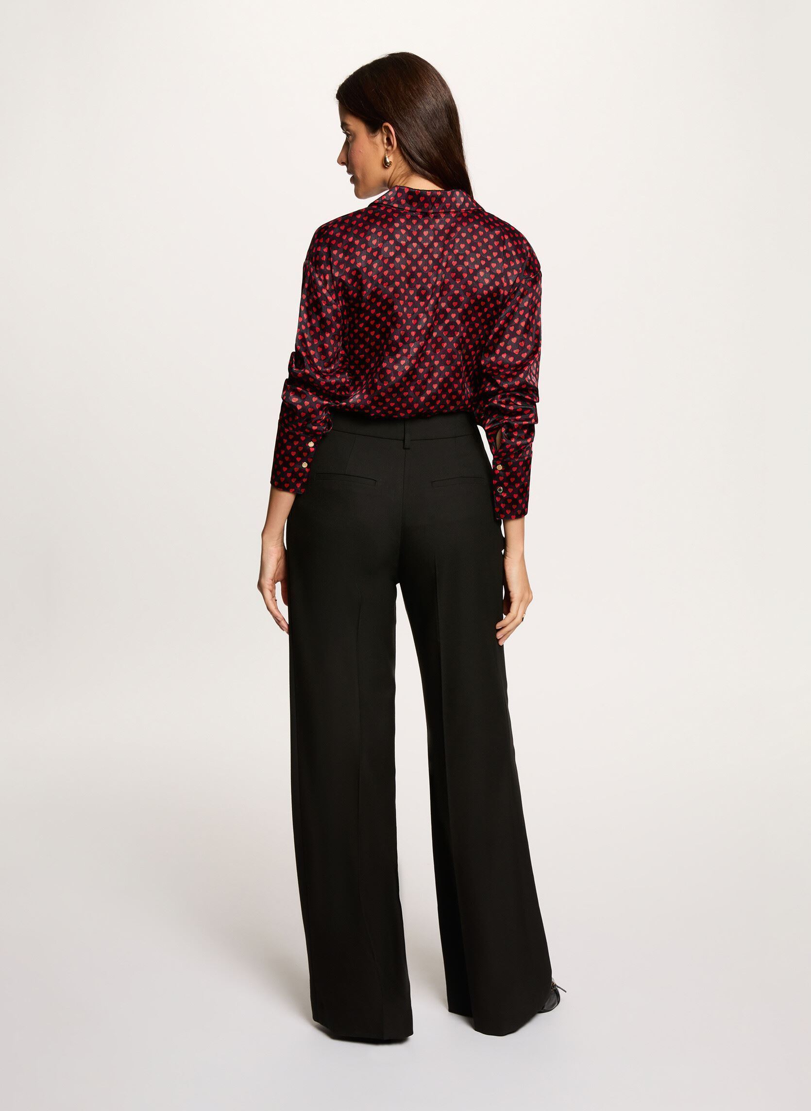Weite Hosen 251-PANIS.F damen schwarz Morgan Weite Hosen 251-PANIS.F damen schwarz NOIR M