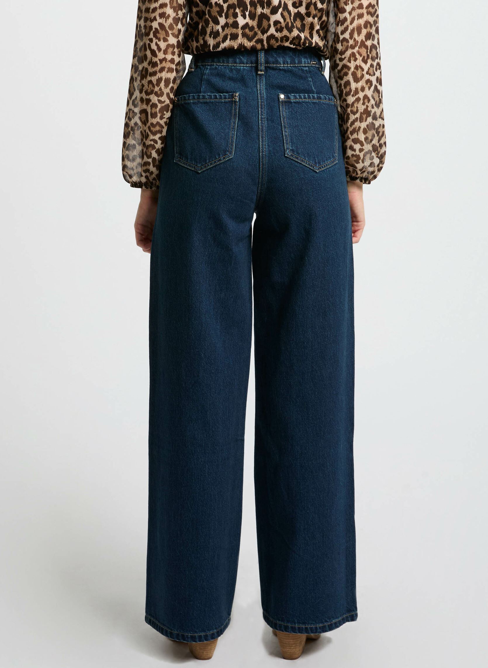 Wijde jeans / Flared Jeans 251-PWIDY dames blauw Morgan Wijde jeans / Flared Jeans 251-PWIDY dames blauw JEAN BRUT