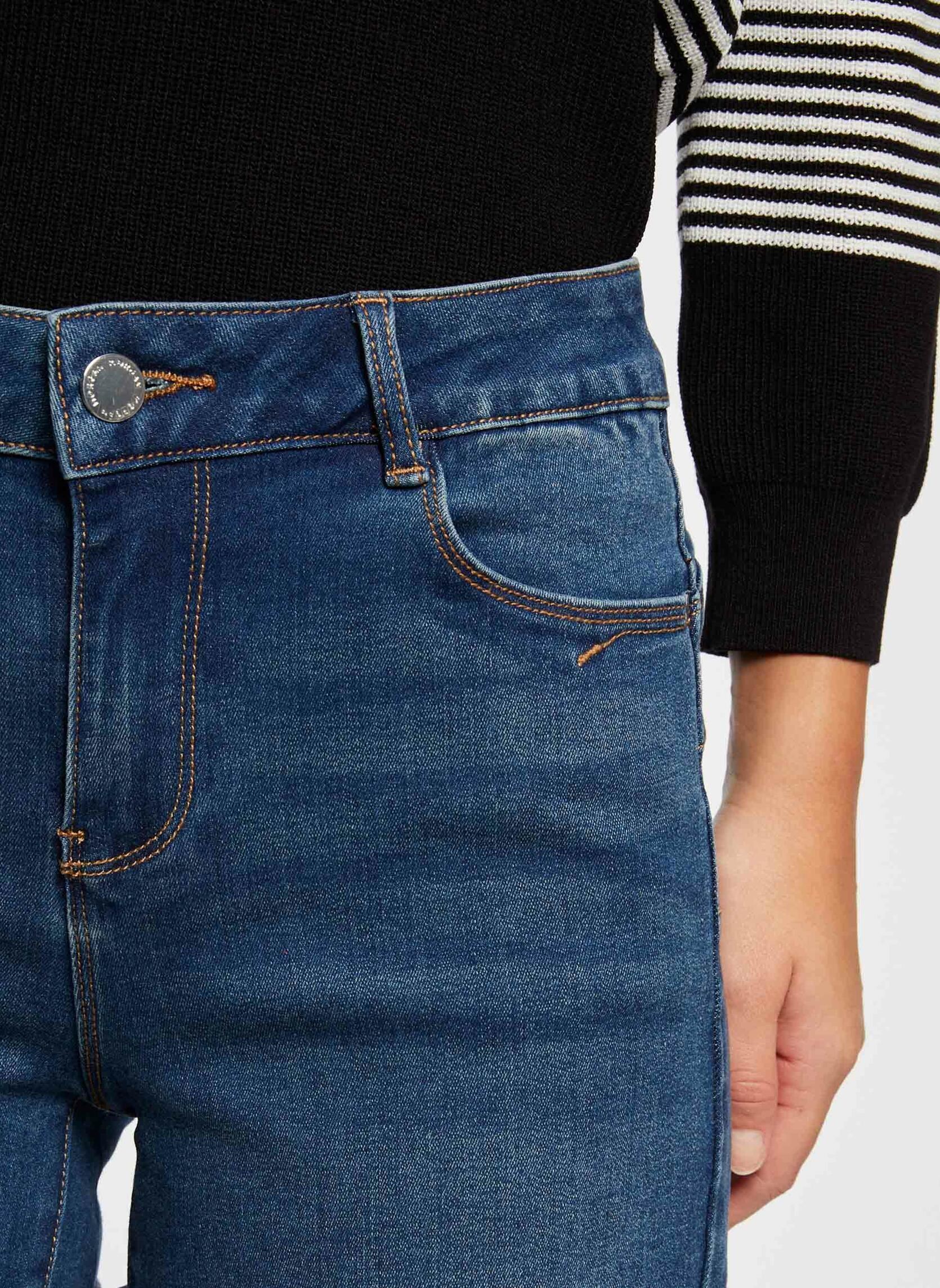 Shorts 241-SHAKU dames blauw Morgan Shorts 241-SHAKU dames blauw STONE