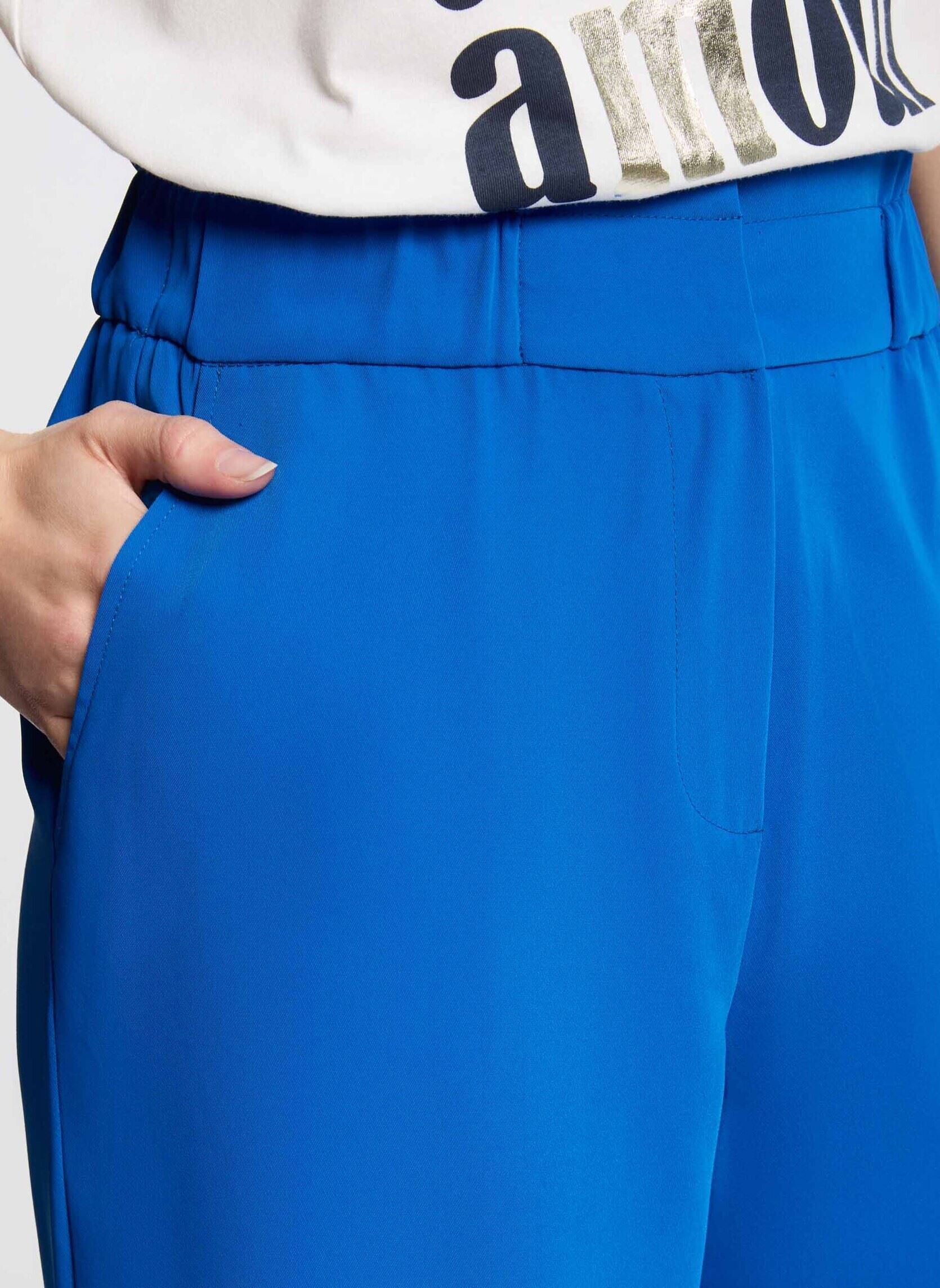Wijde broeken 242-PBIRD dames blauw Morgan Wijde broeken 242-PBIRD dames blauw SAPHIR M