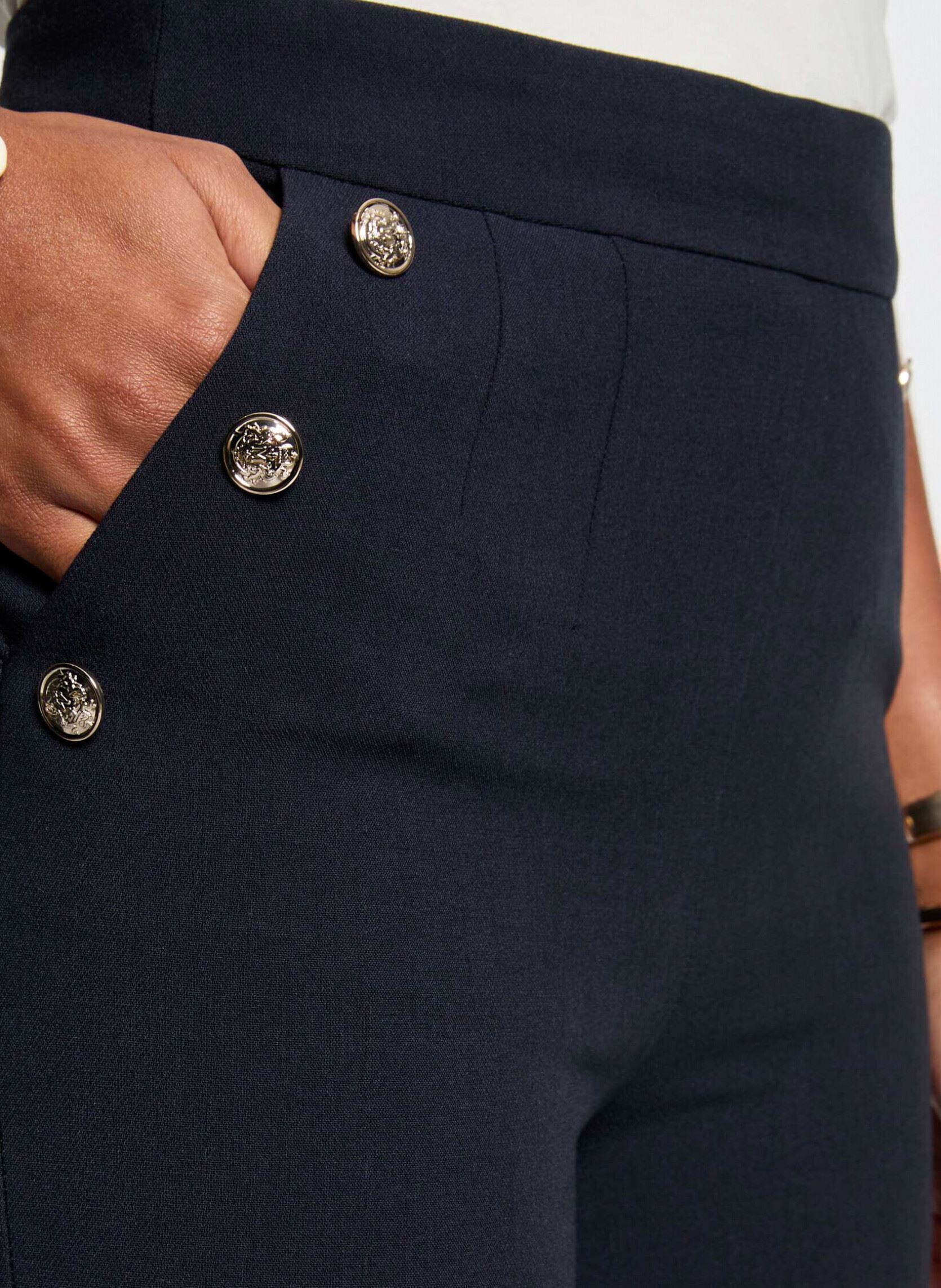 Pantalons larges 251-PINO.F femme bleu Morgan Pantalons larges 251-PINO.F femme bleu MARINE M