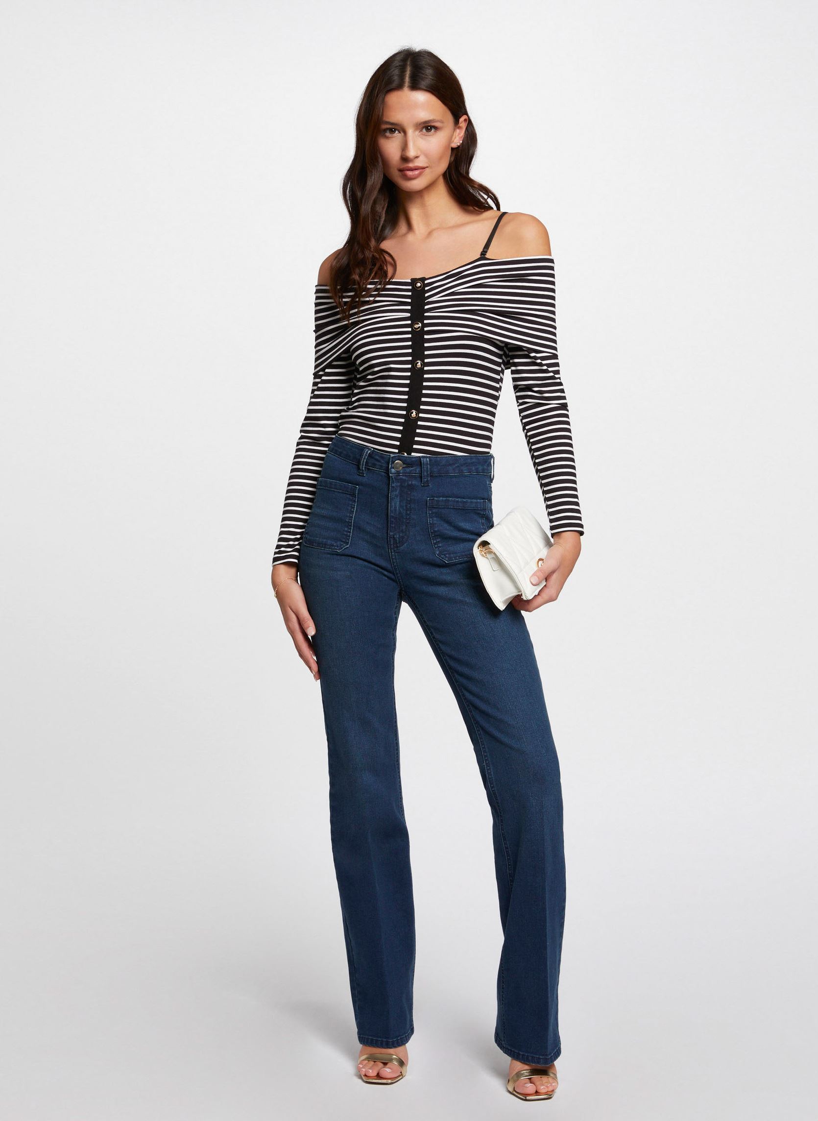 Blouses manches longues 241-TROPEZ femme noir Morgan Blouses manches longues 241-TROPEZ femme noir ECRU