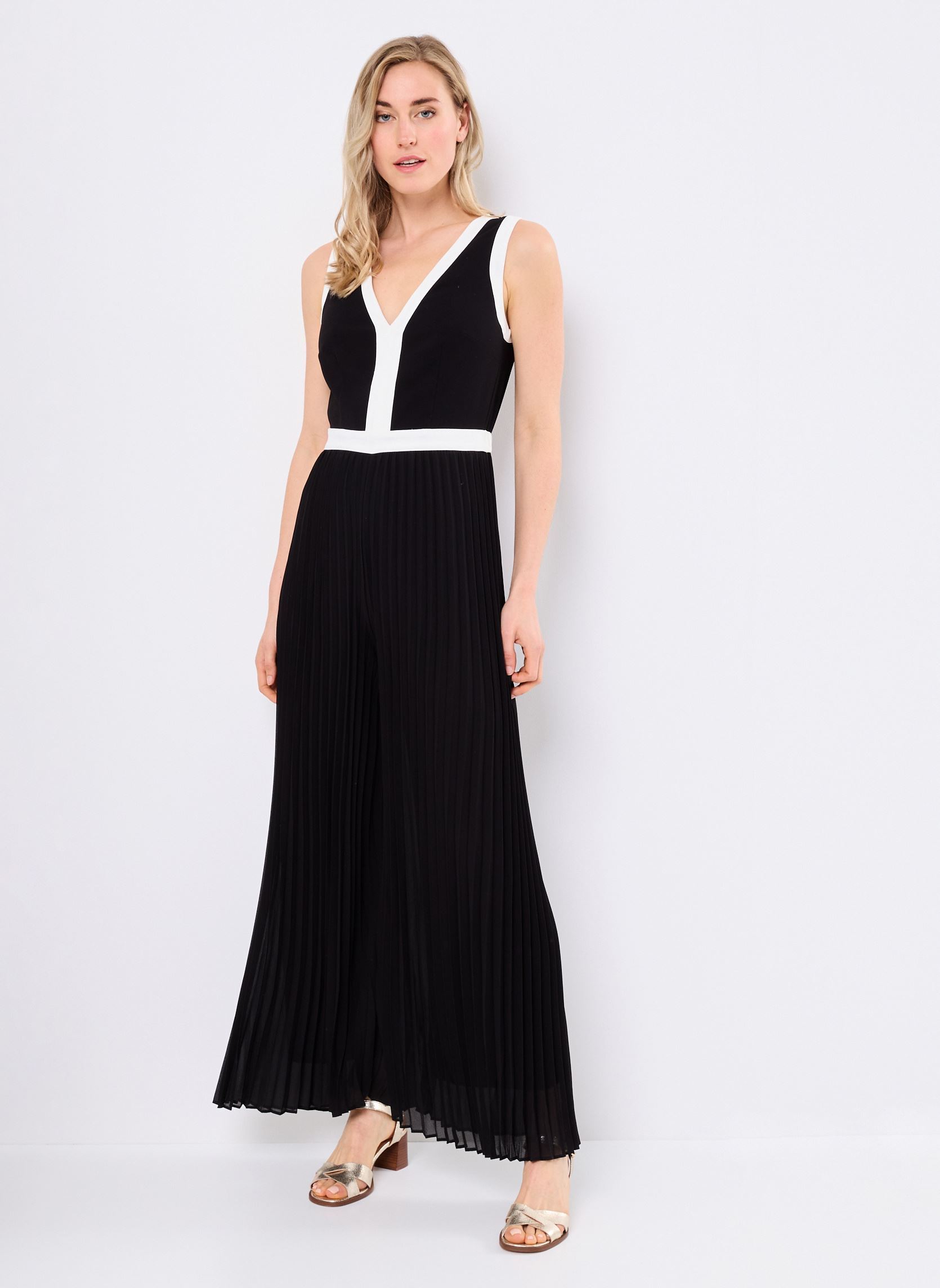Jumpsuits 251-PRISMA damen schwarz Morgan Jumpsuits 251-PRISMA damen schwarz NOIR/OFF WHITE