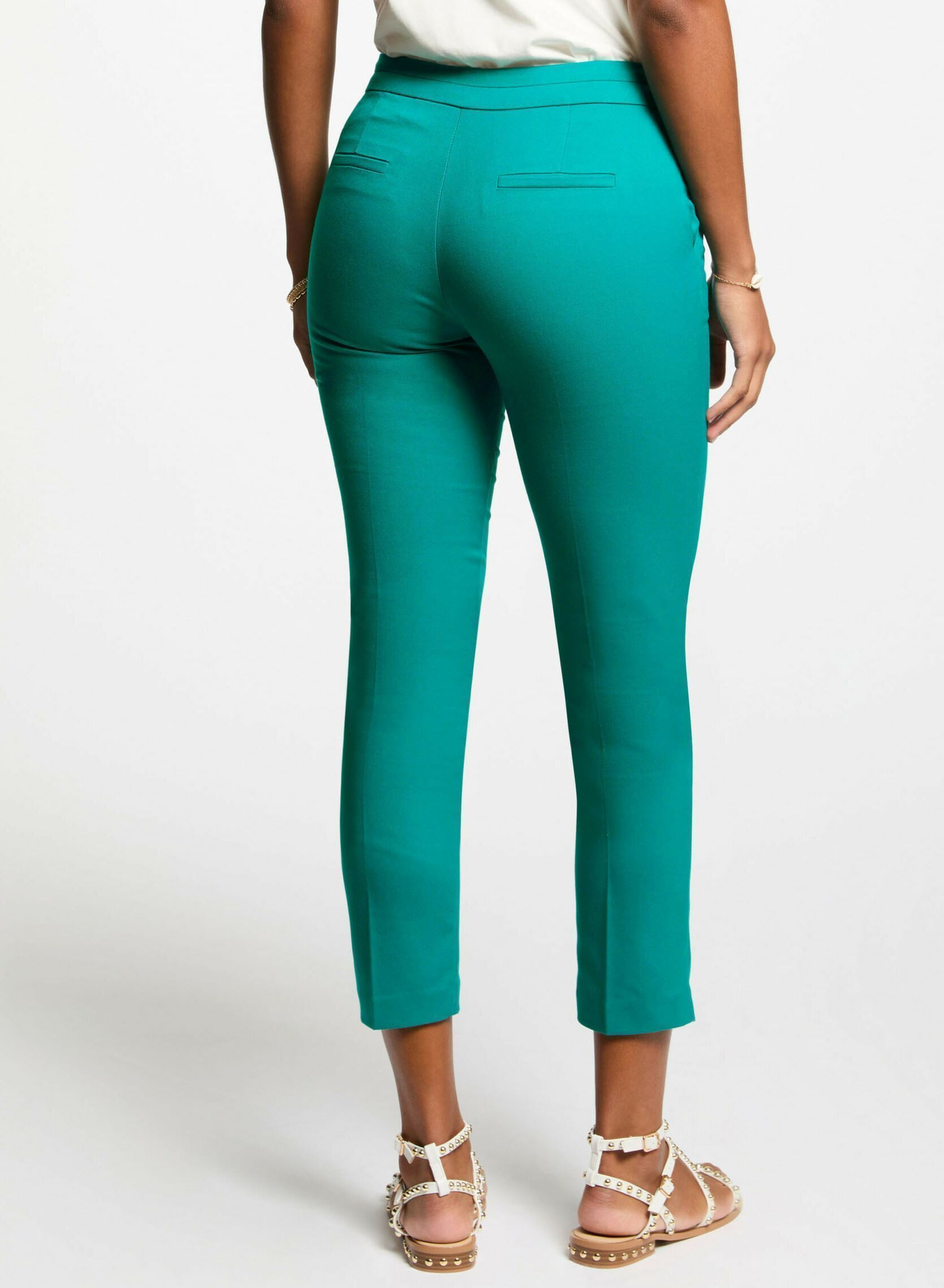 Pantalones rectos 251-PVOPA.F mujer verde Morgan Pantalones rectos 251-PVOPA.F mujer verde ATOLL M