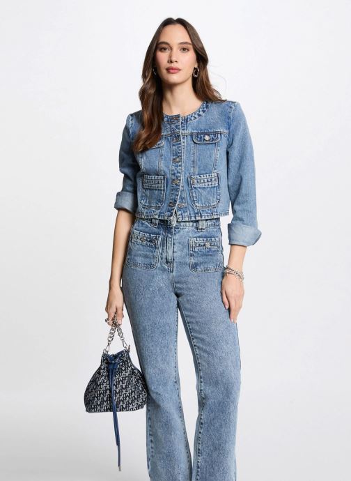 Morgan Vestes en jean 251-VCHARME femme bleu