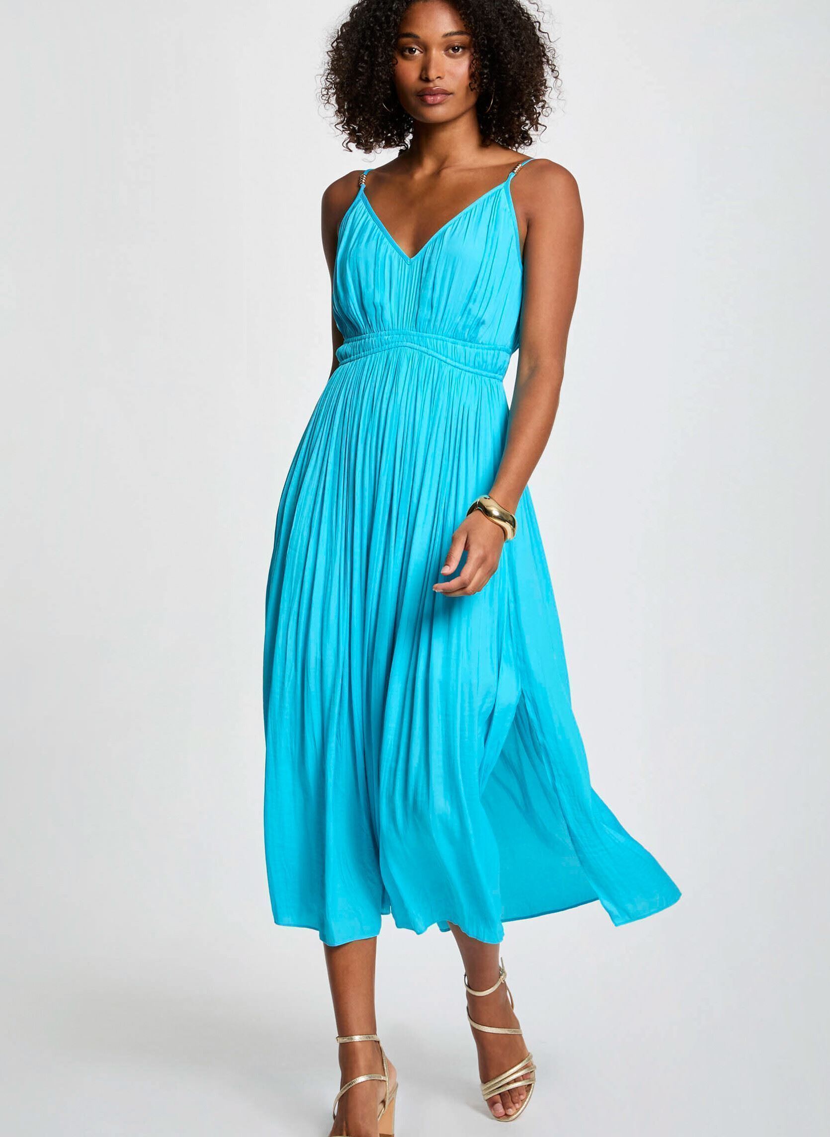 Vestidos Morgan Vestido Midi Cruzado Estampado Multico Mujer