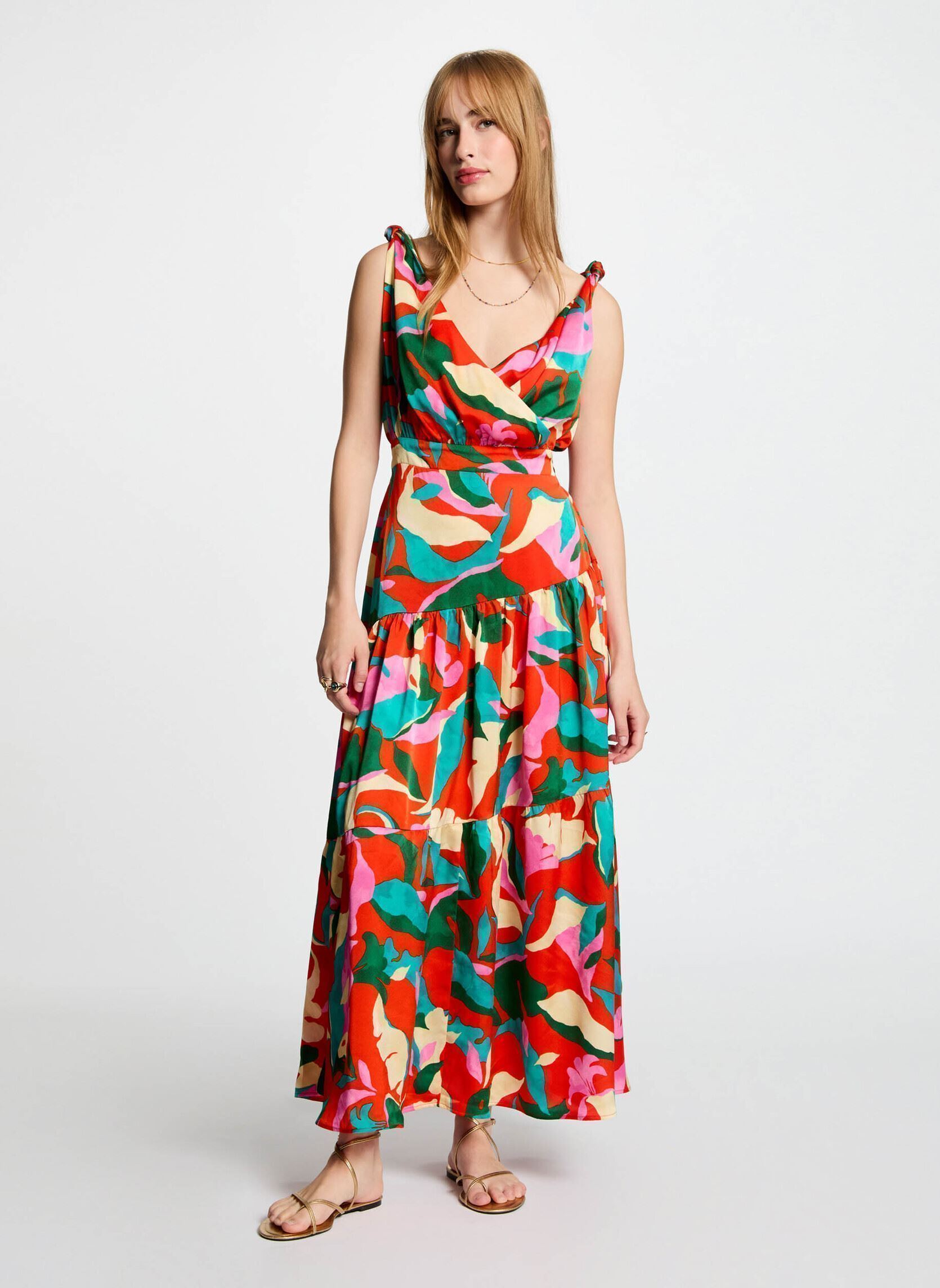 Robes longues 251-RBY.F femme multicolore Morgan Robes longues 251-RBY.F femme multicolore SUMMER CRUISE PRINT 1