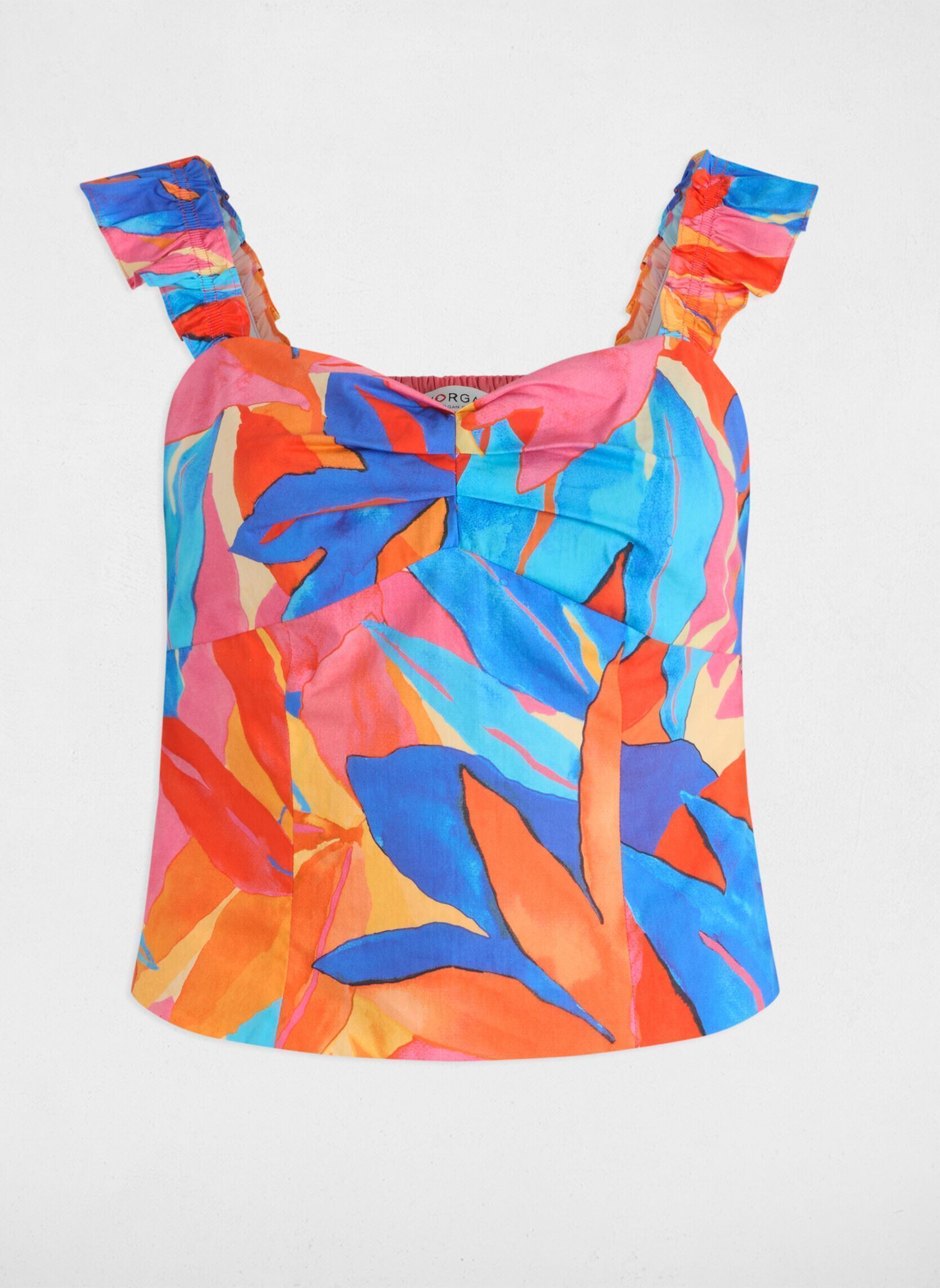 Tops 251-OBANA.F dames meerkleurig Morgan Tops 251-OBANA.F dames meerkleurig COPACABANA PRINT 1