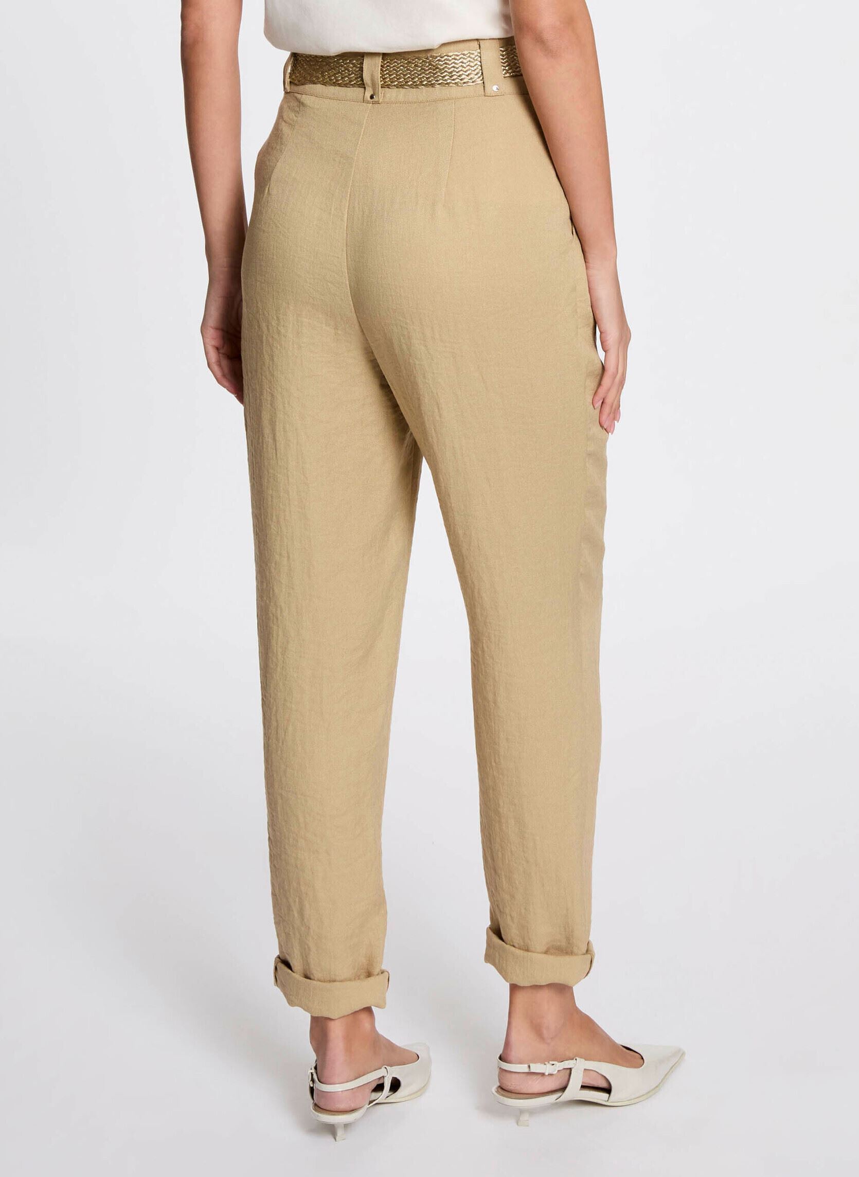 Hosen 251-PAVIK damen beige Morgan Hosen 251-PAVIK damen beige CACAHUETE M